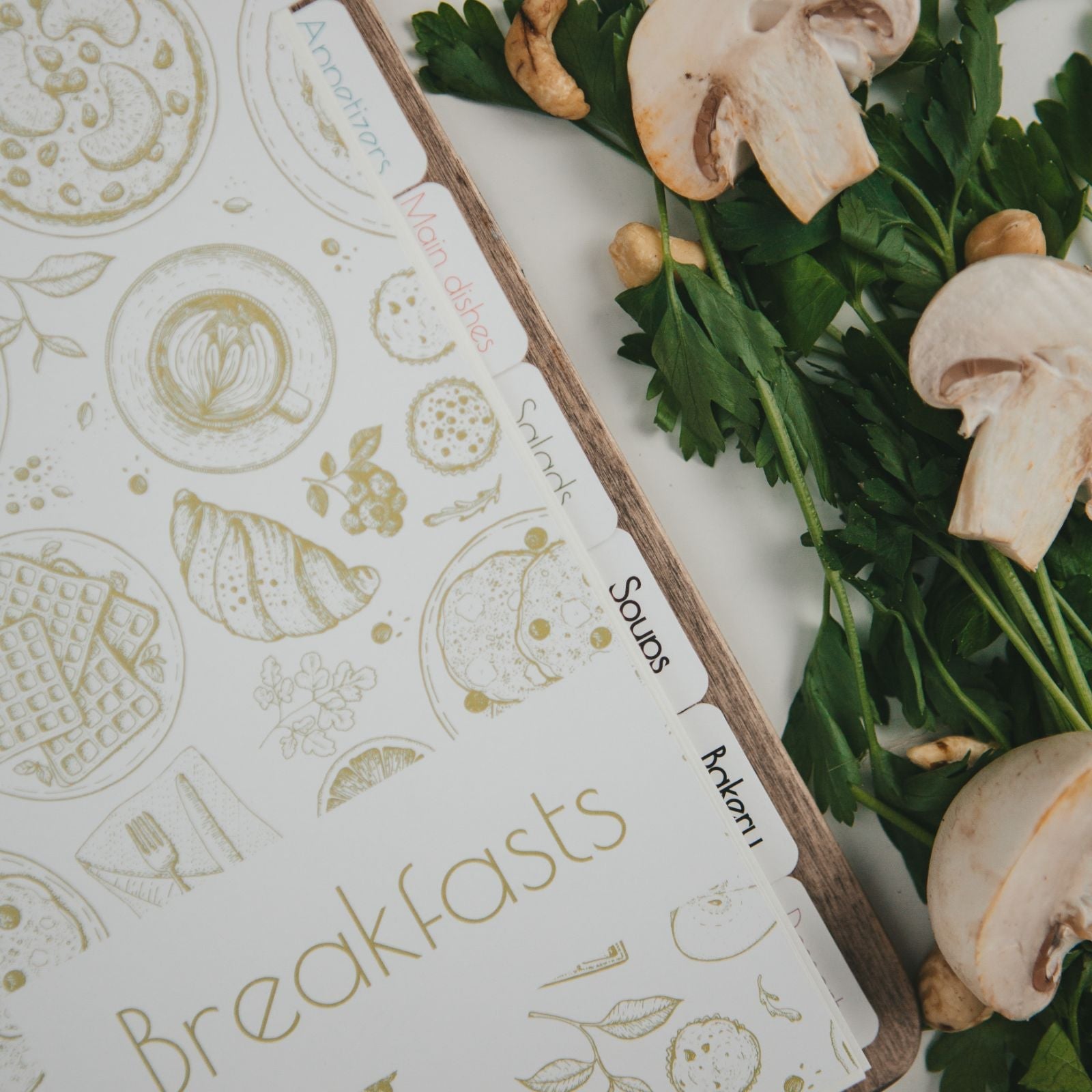 dividers for cook book