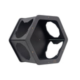 cat wall mounted shelves in black color made from wood