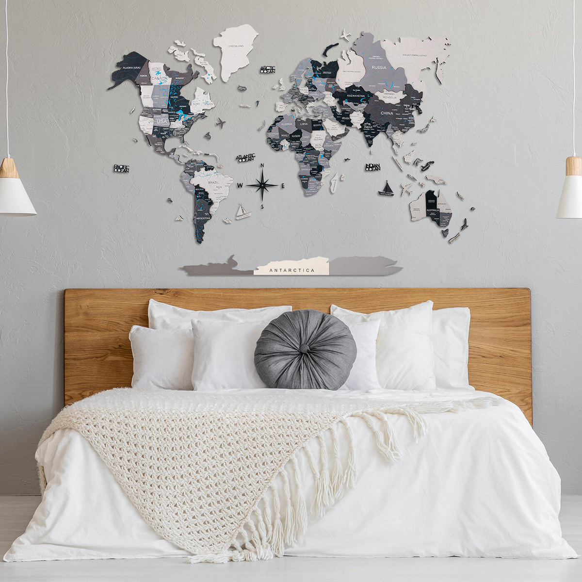 2D Wooden World Map Nordik from Enjoy The Wood ‣ Good Price, Reviews