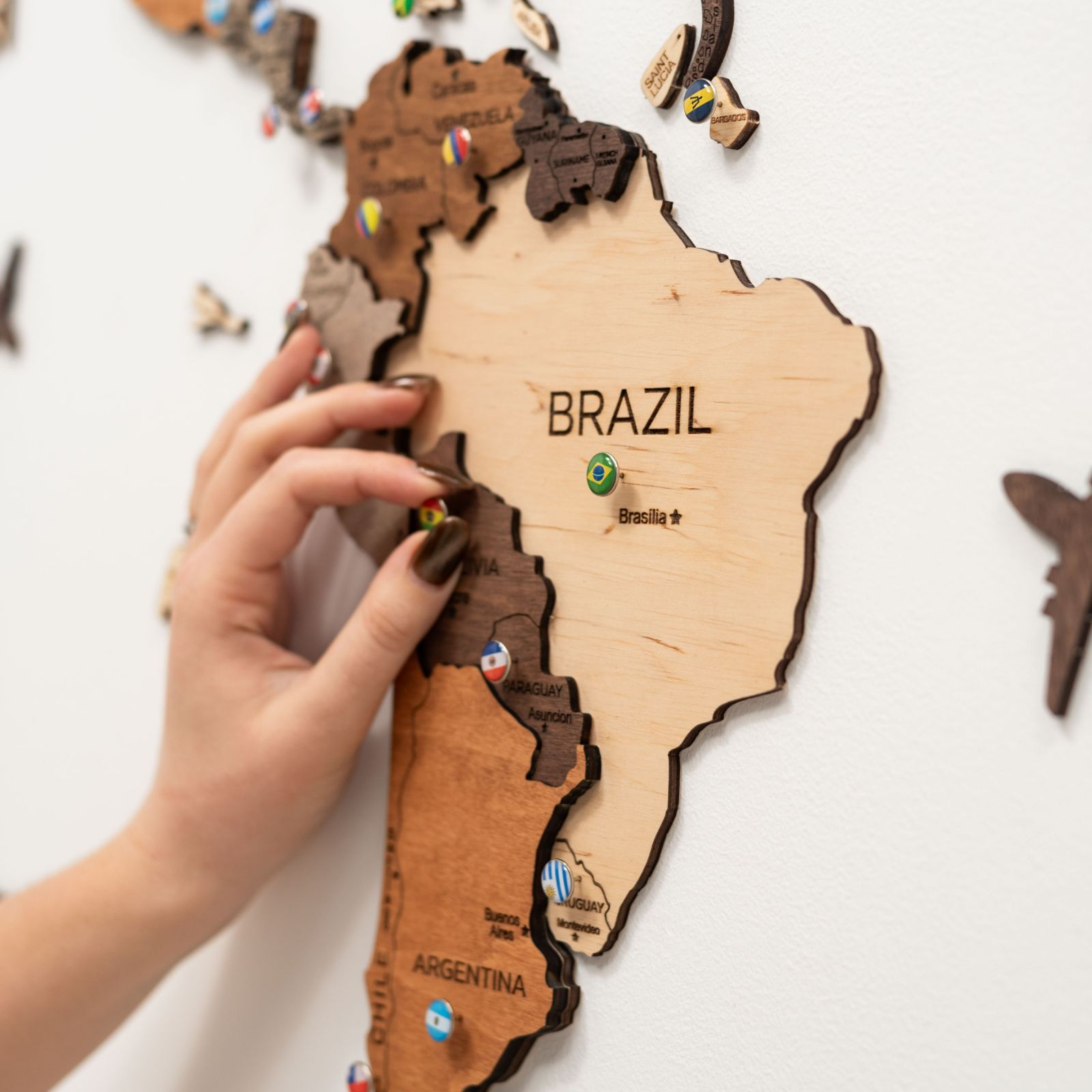Arte de la pared 3D para la sala de estar