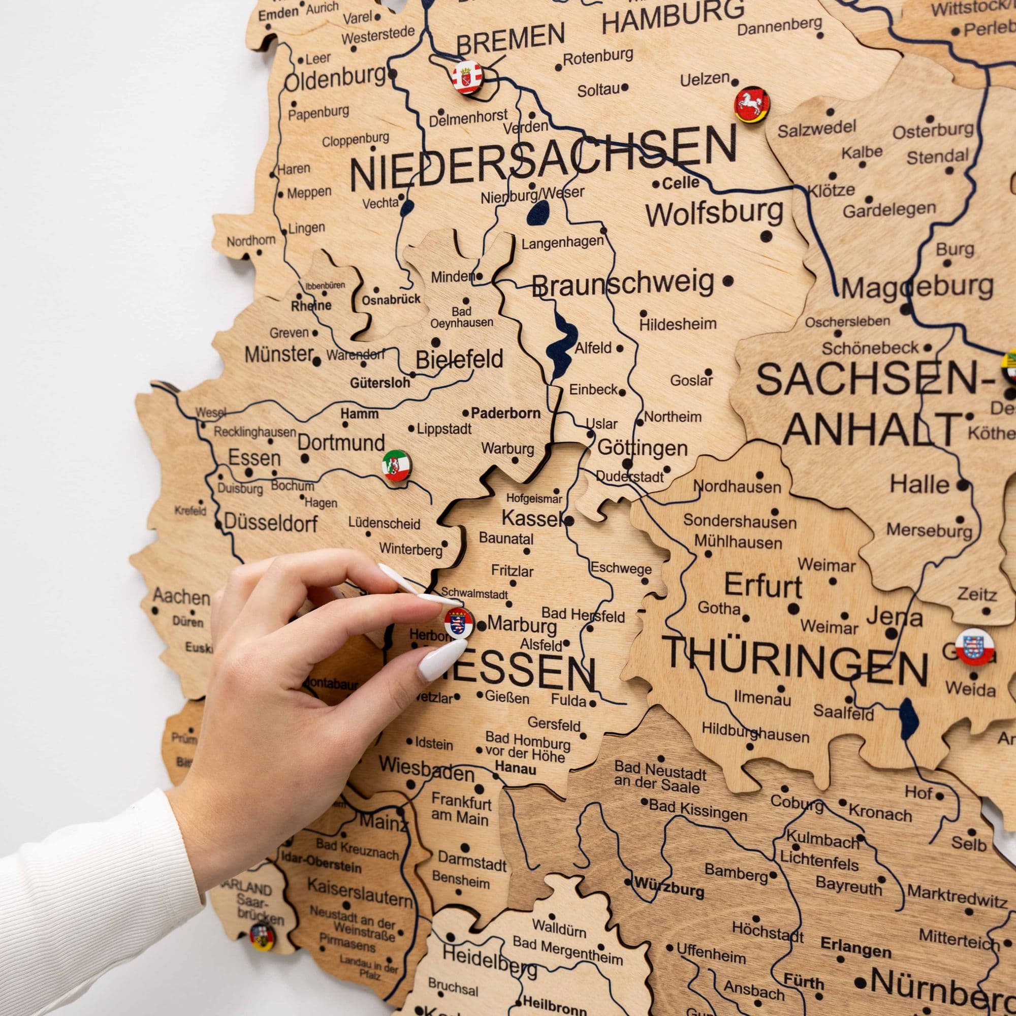 germany map with states