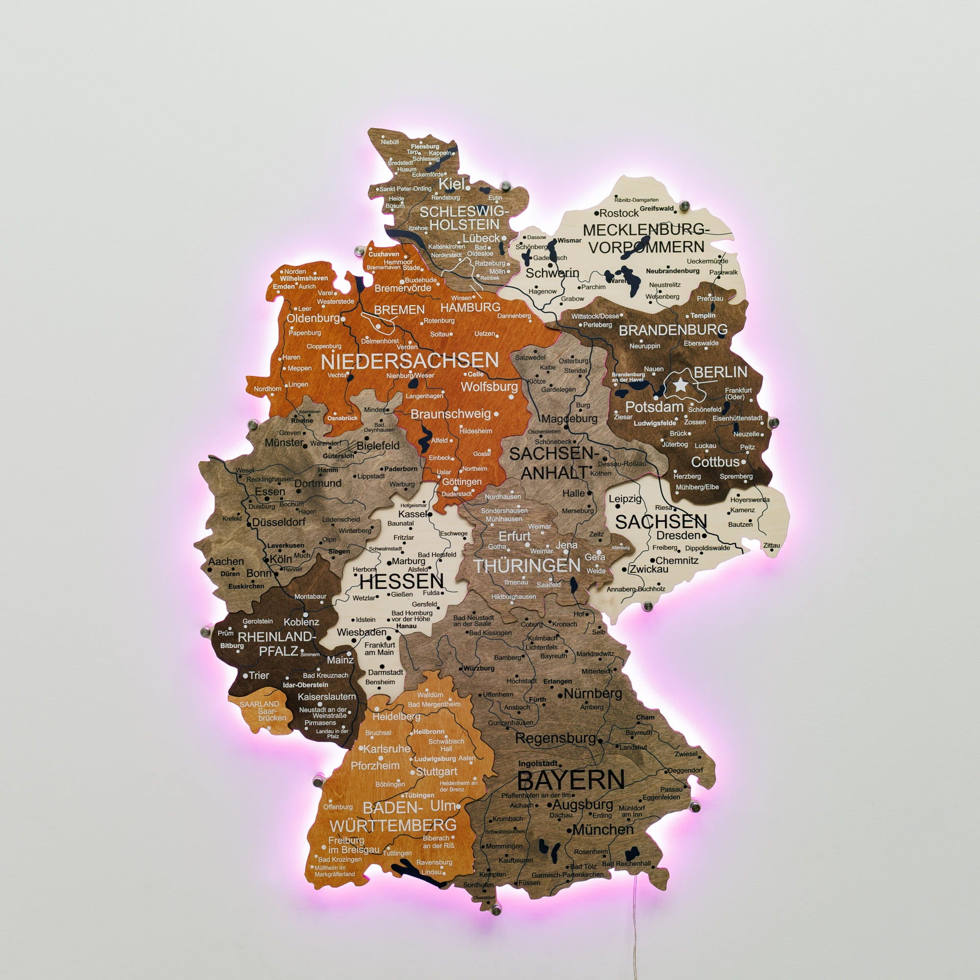 states of germany map
