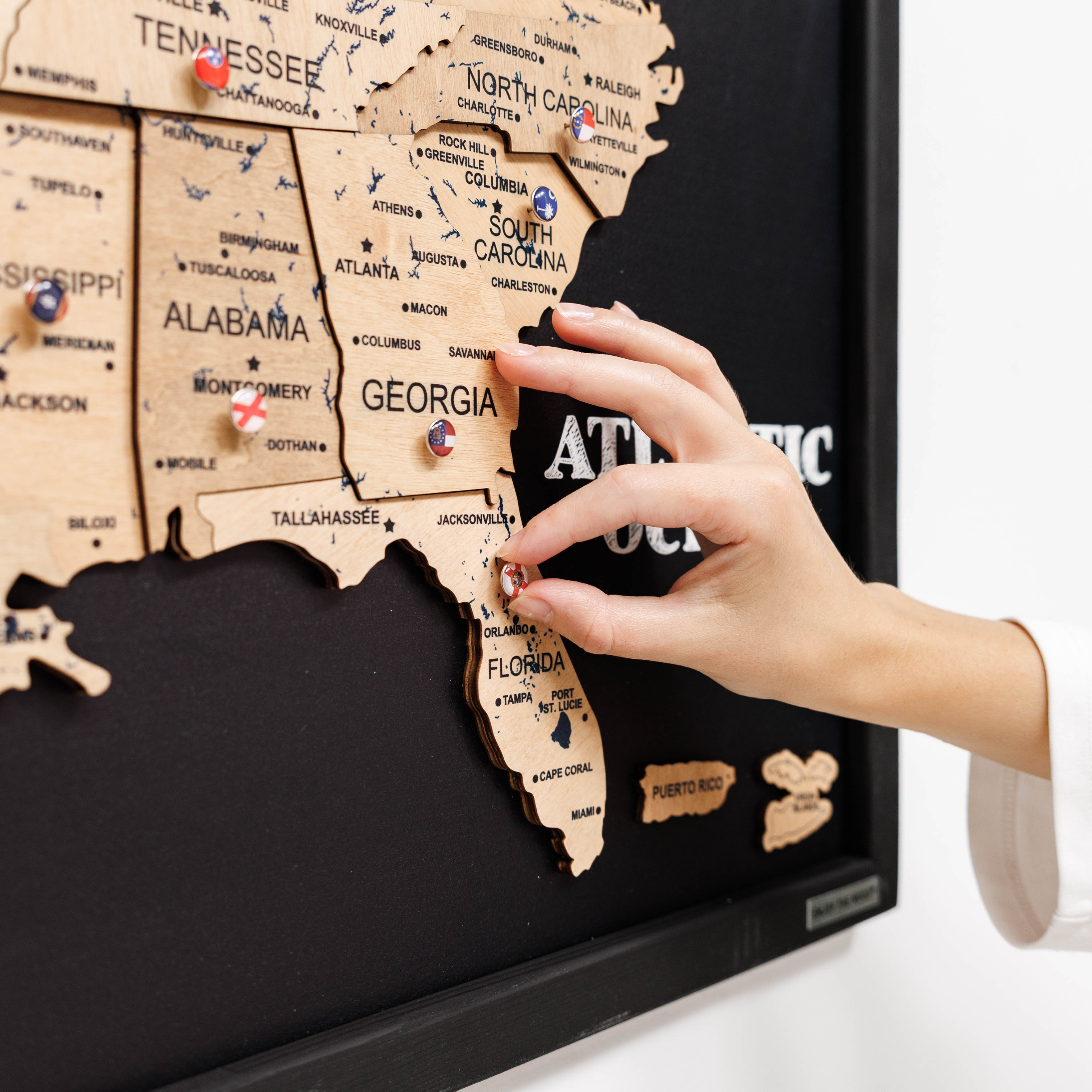 florida on usa map