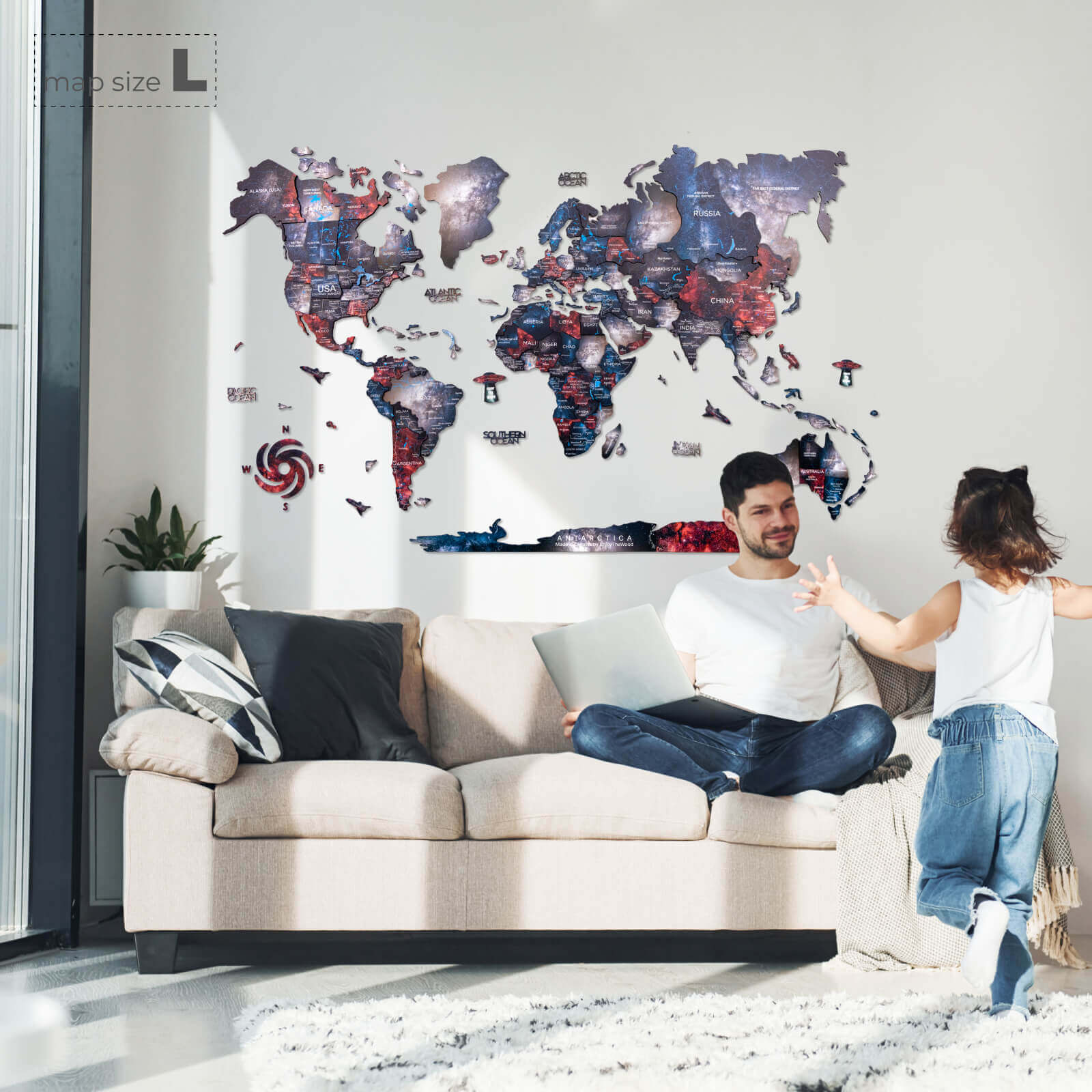 contemporary modern trendy living room decor