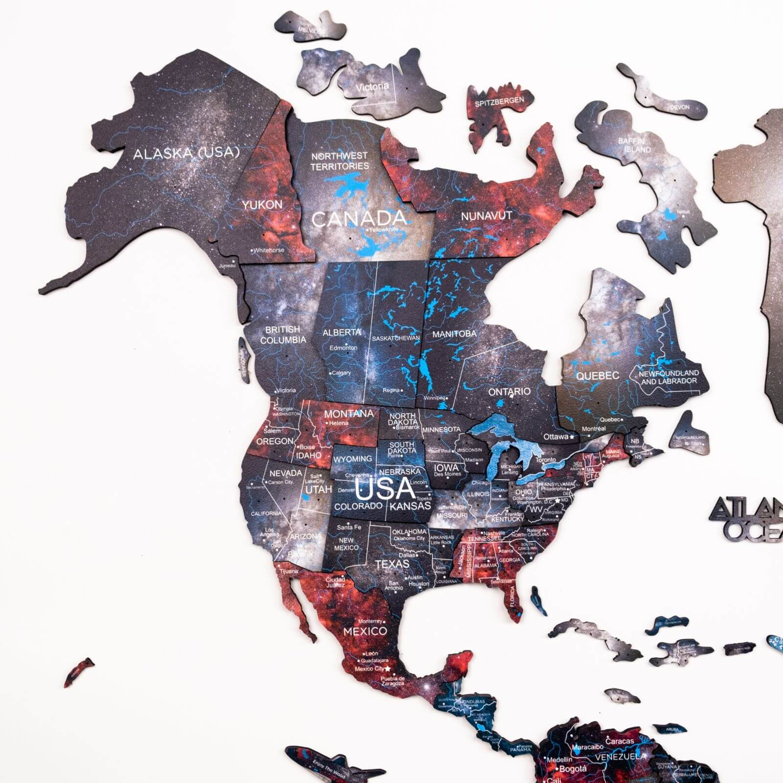 countries visited interactive map