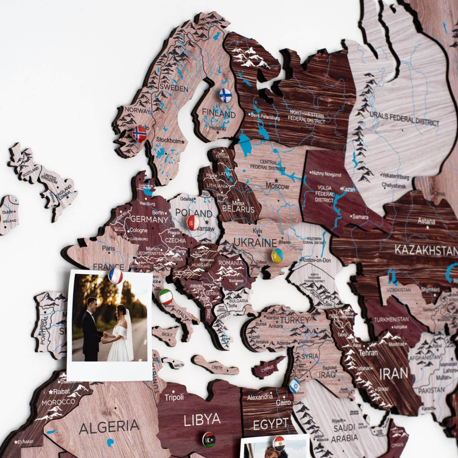 colorful europe map