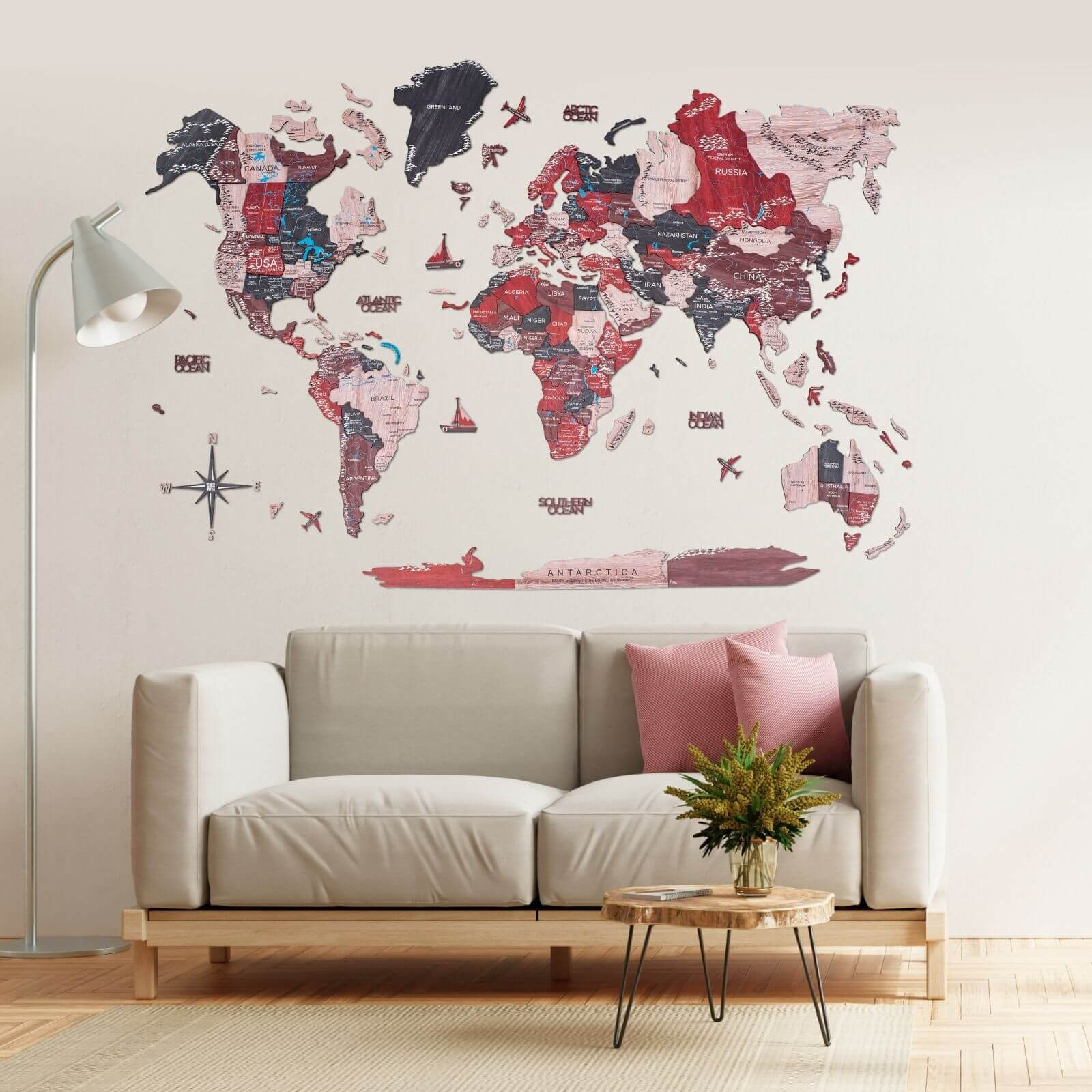 red home decor