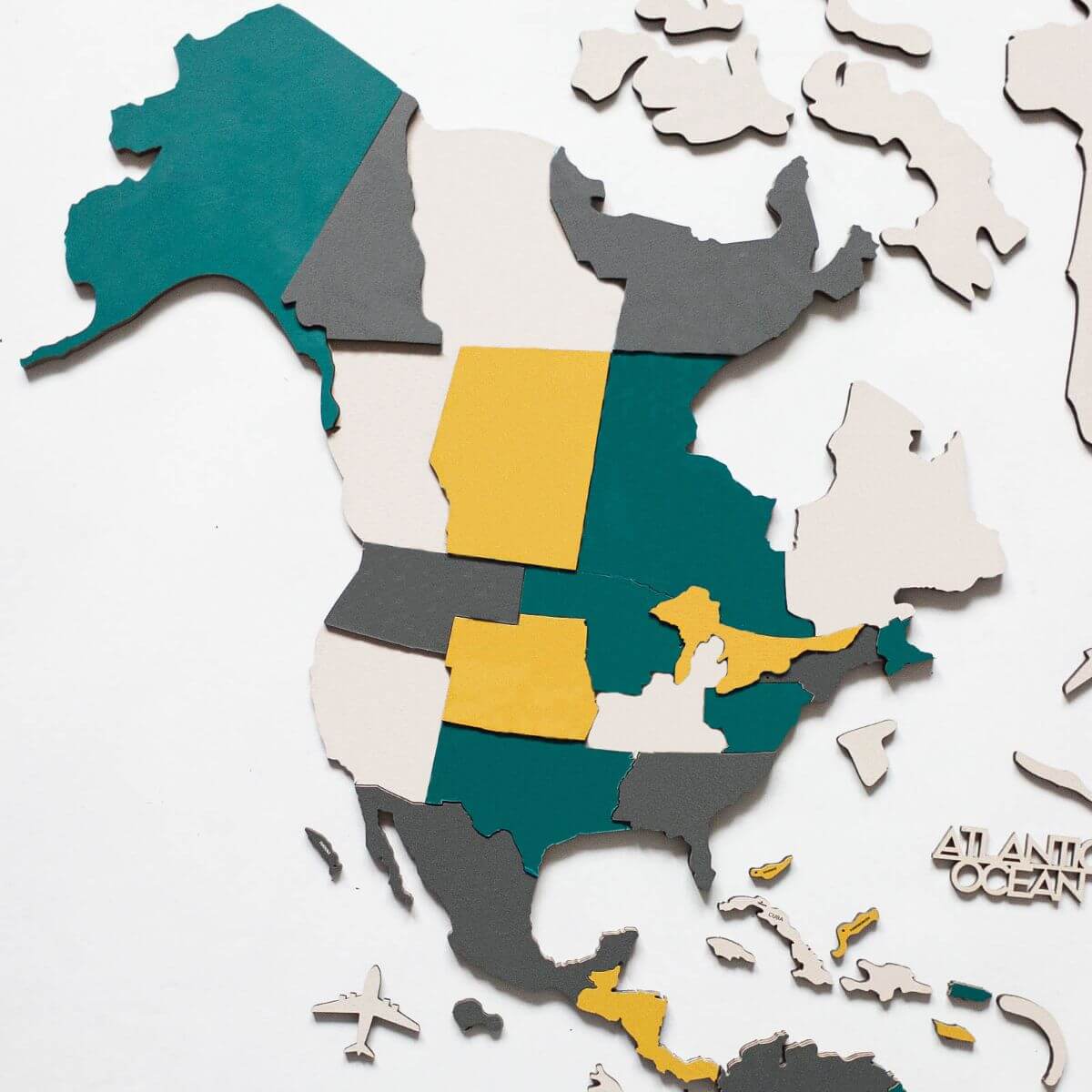 world color map