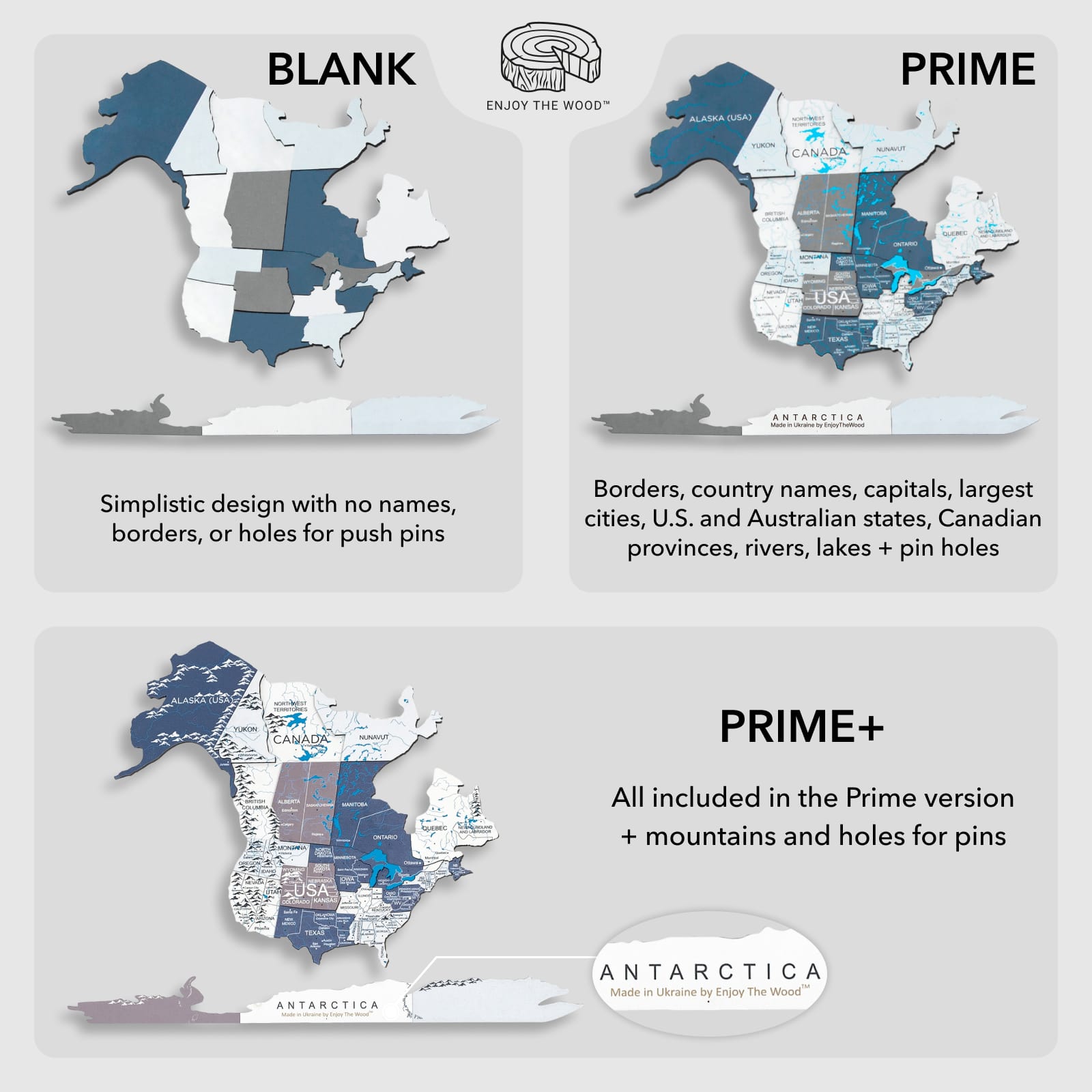 world map variations