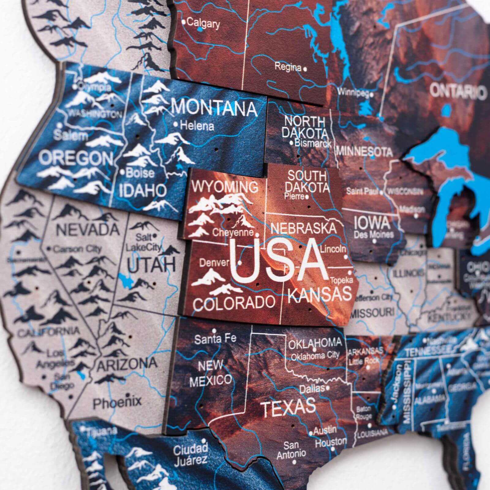 us states color map