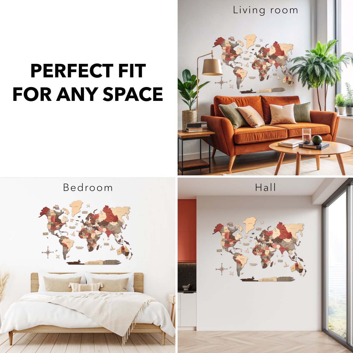 map pictures for wall