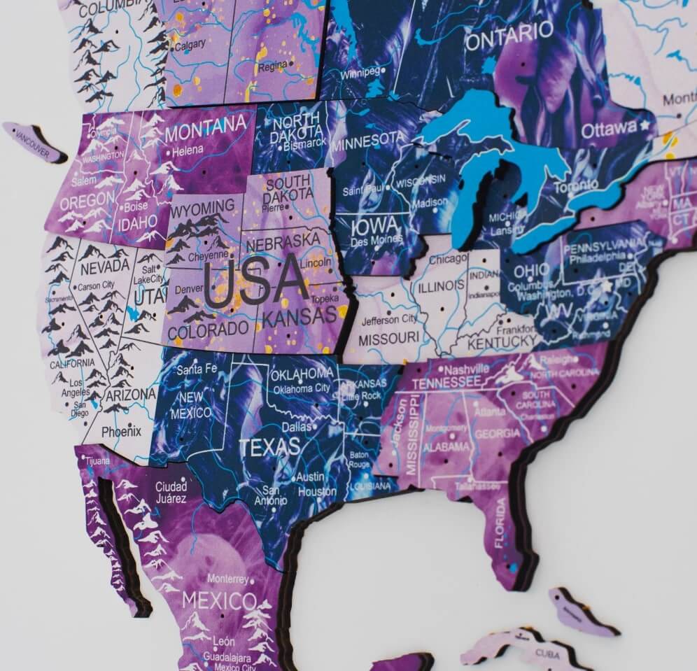 purple map usa