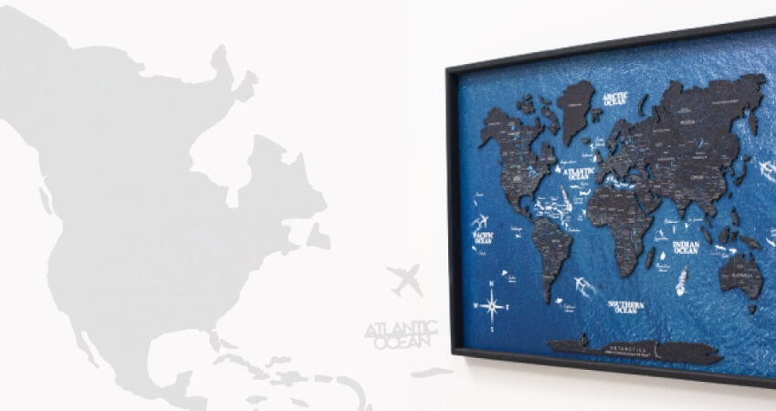 enjoythewood-world-framed-map
