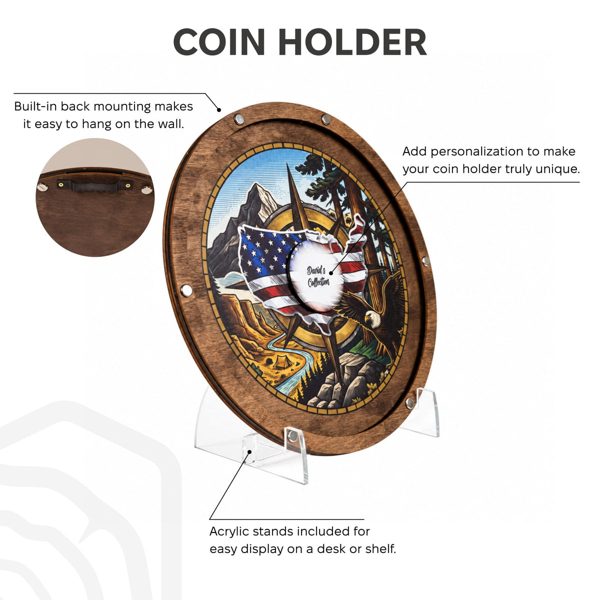Coin Collection Display - American Spirit
