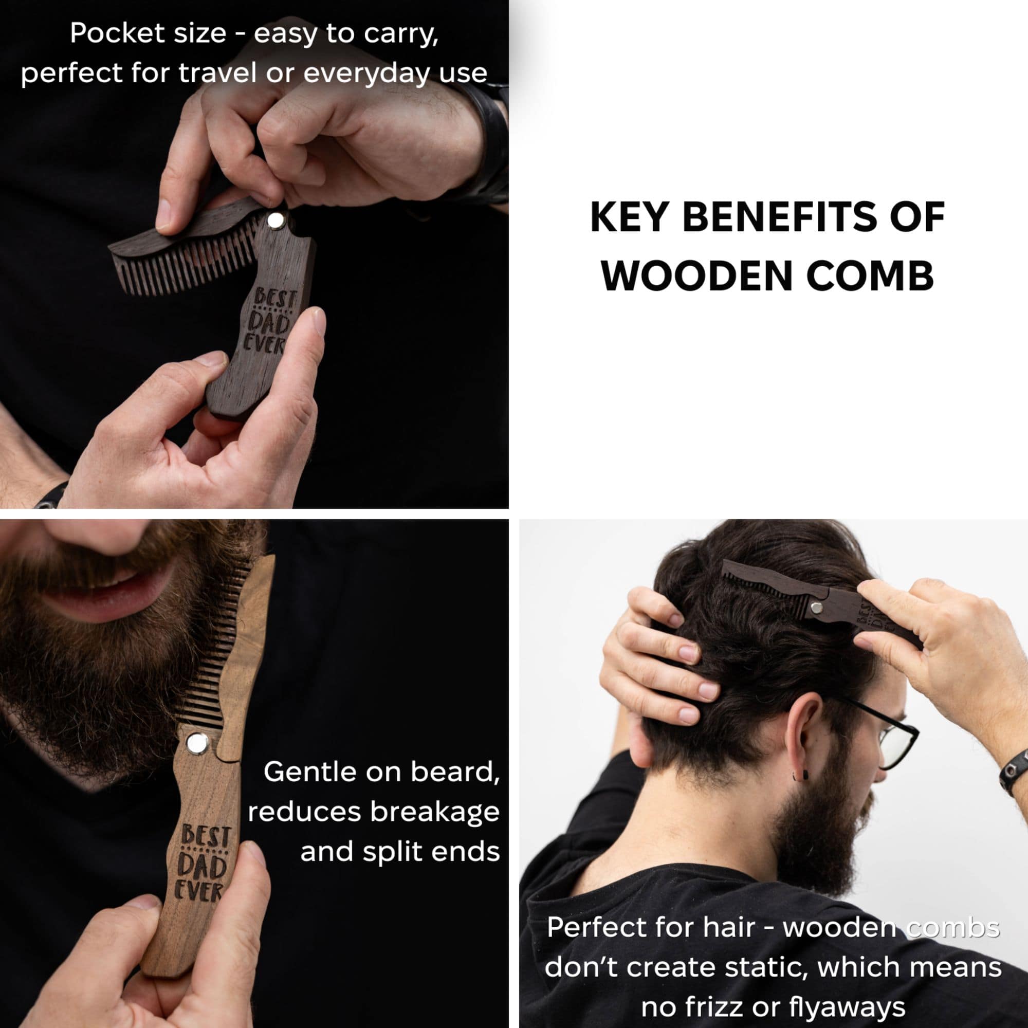 wooden comb for beard near me
