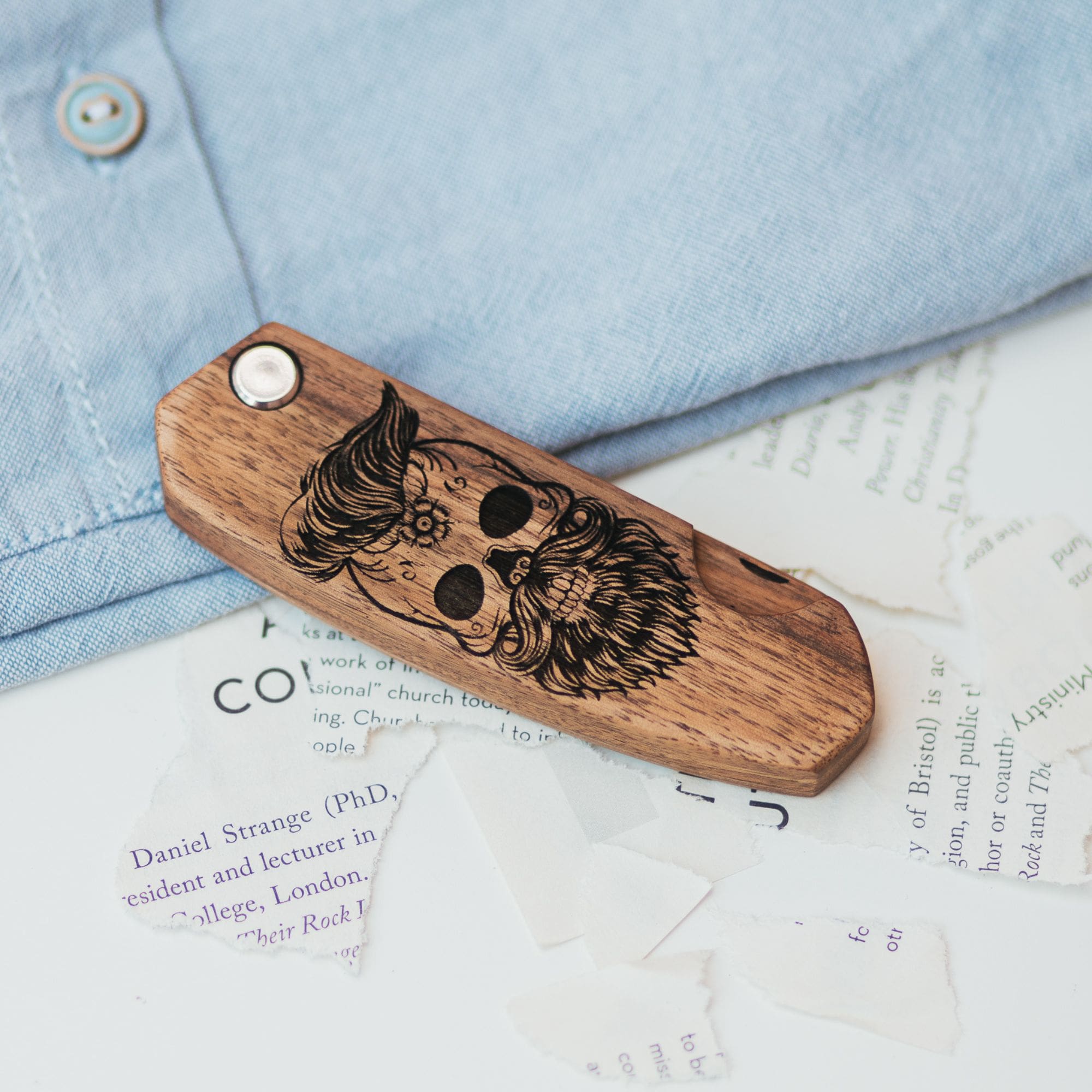 wooden comb beard