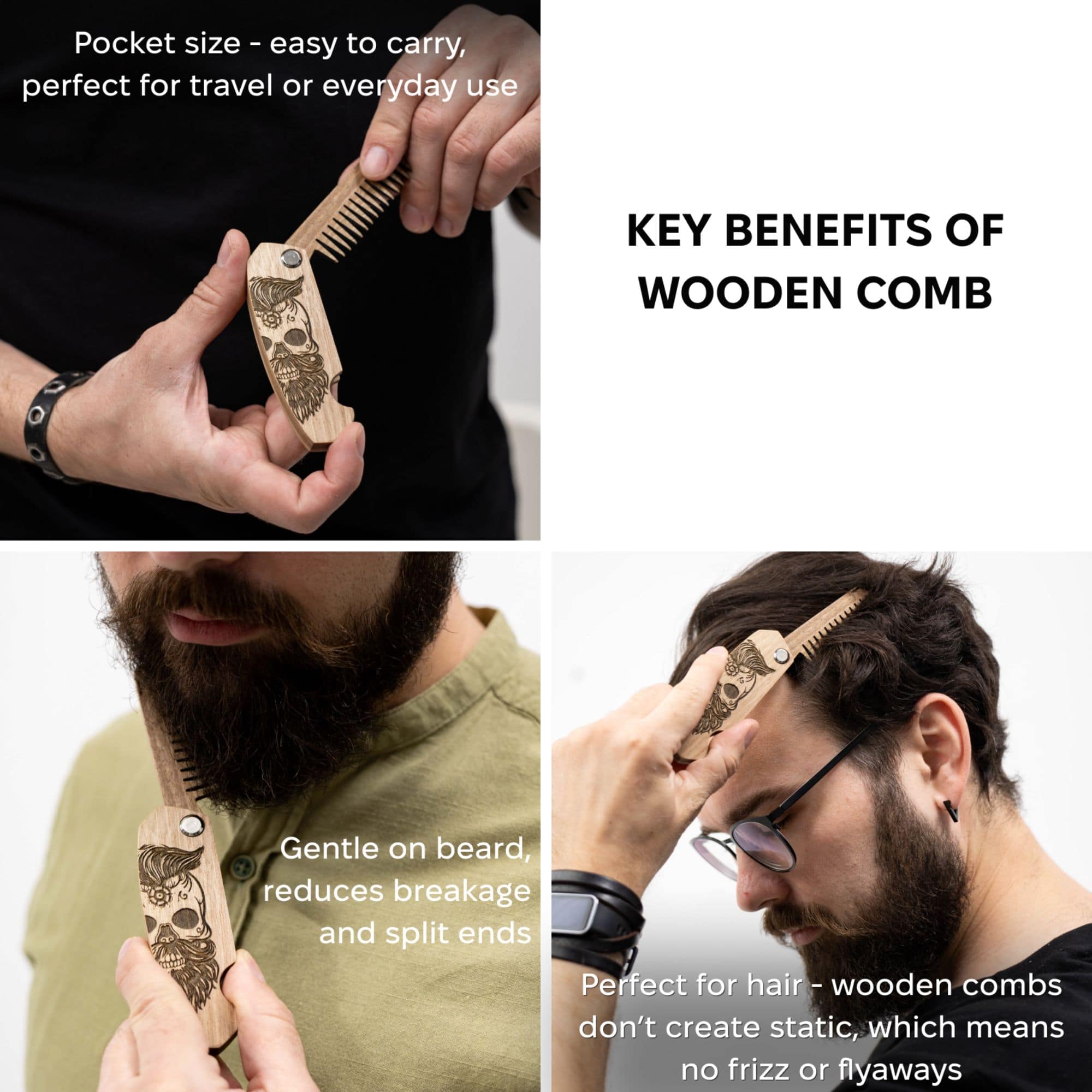 wooden beard comb near me