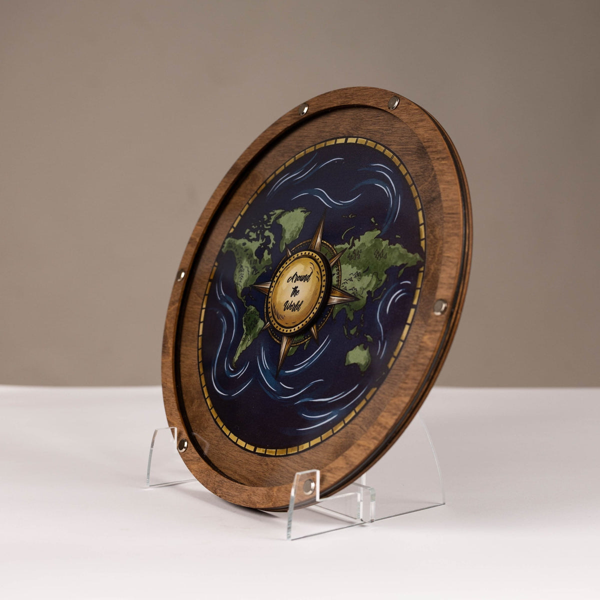 Coin Collection Display - Blue Ocean