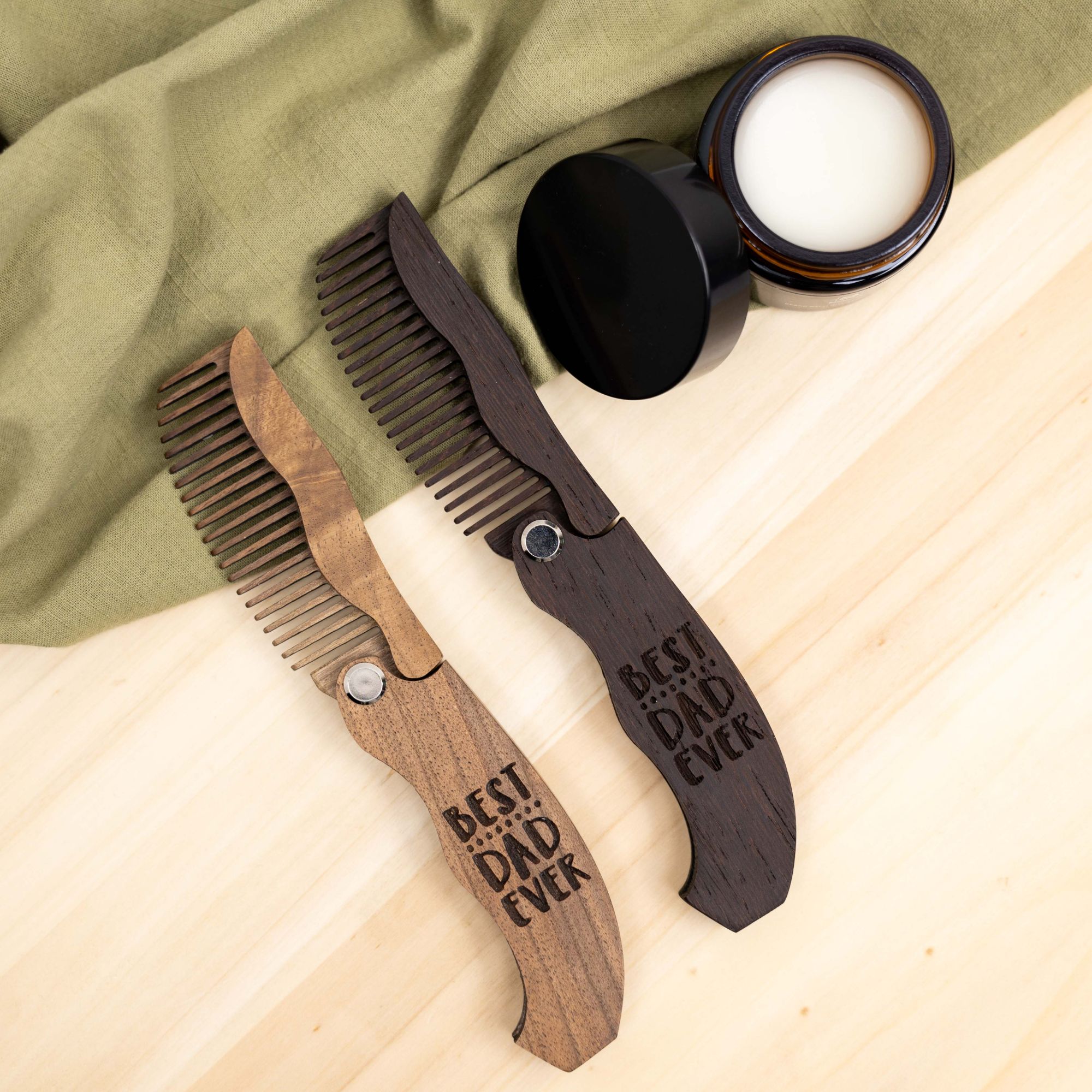 Wooden Beard Comb