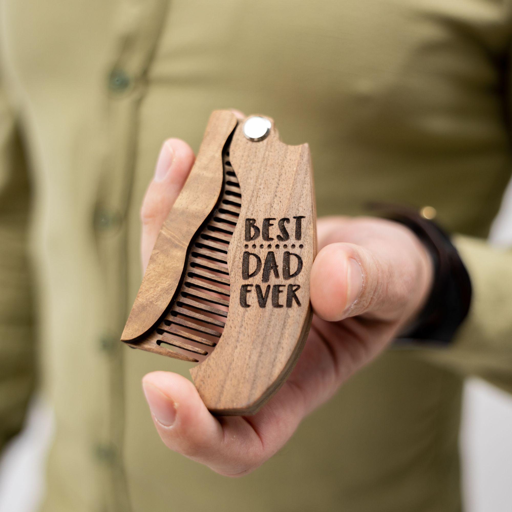 Wooden Beard Comb