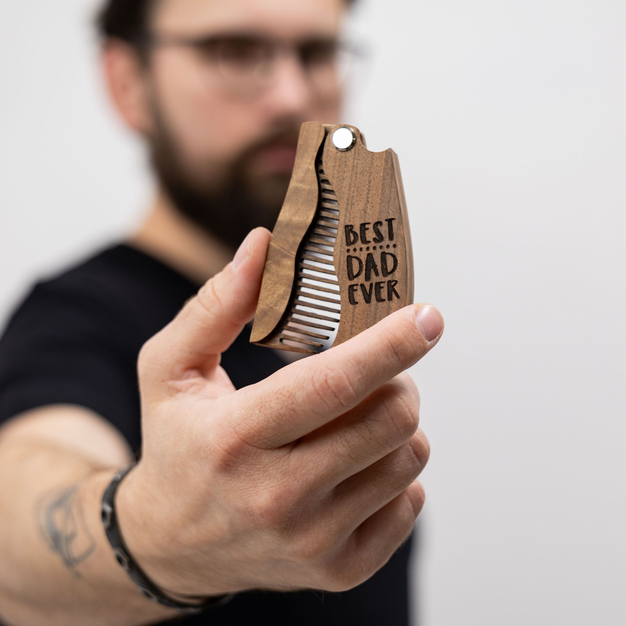 Wooden Beard Comb