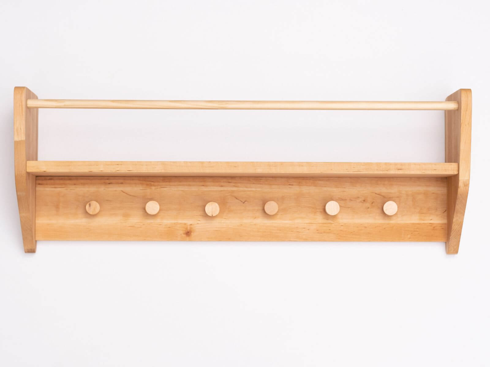 hooks shelf woody