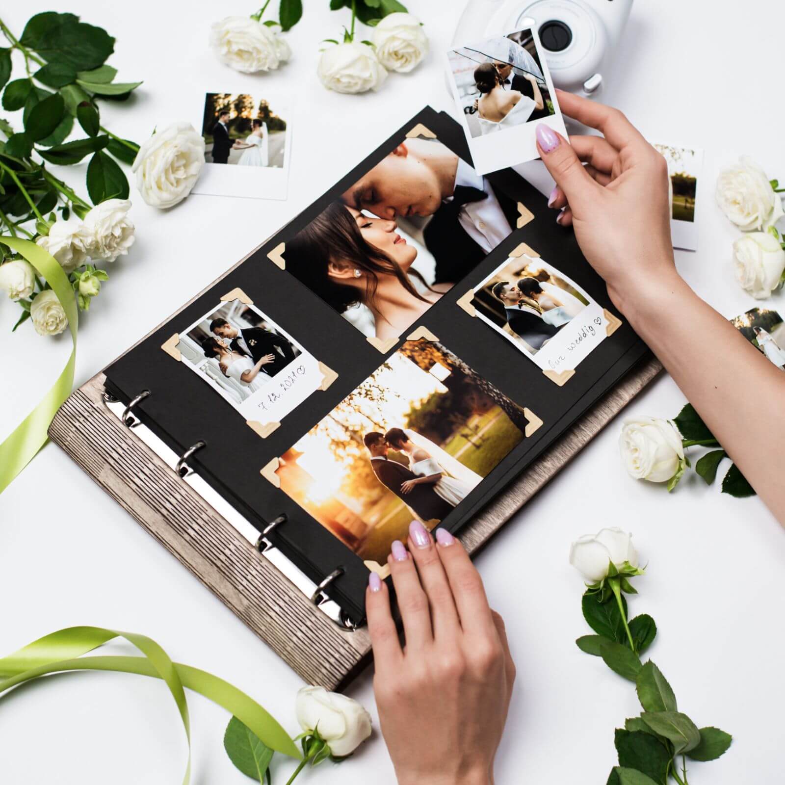 photo wooden album