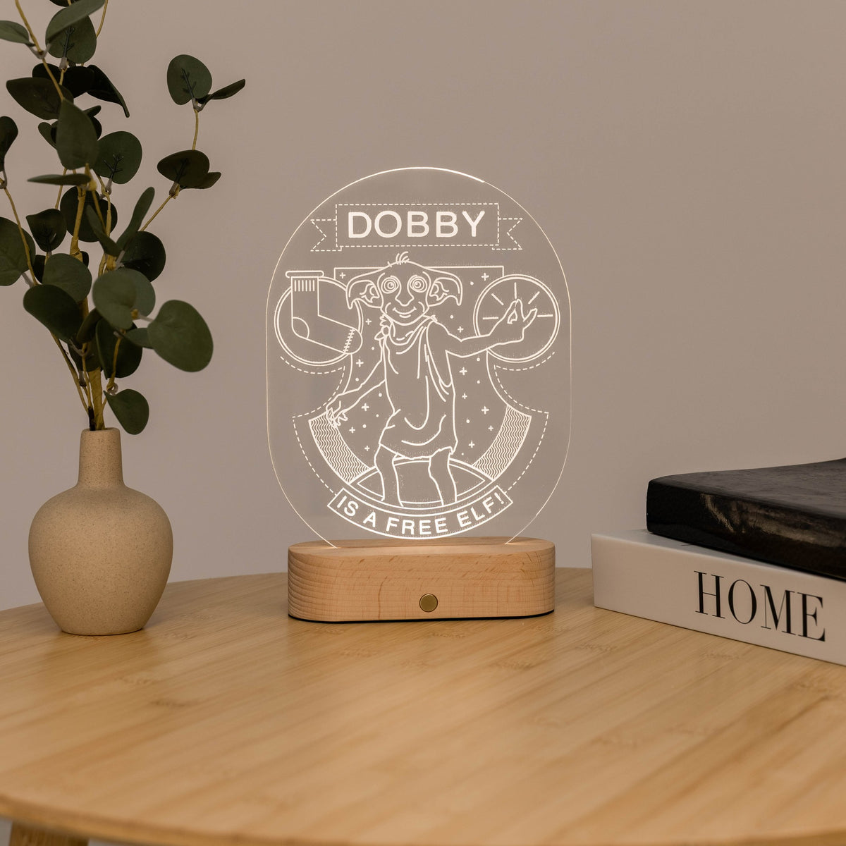 Acrylic Harry Potter Night Light - Dobby Free Elf by Enjoy The Wood