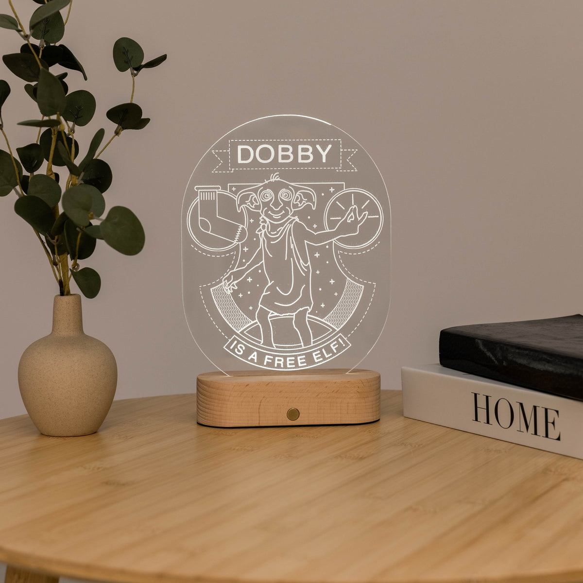 Acrylic Harry Potter Night Light - Dobby Free Elf by Enjoy The Wood