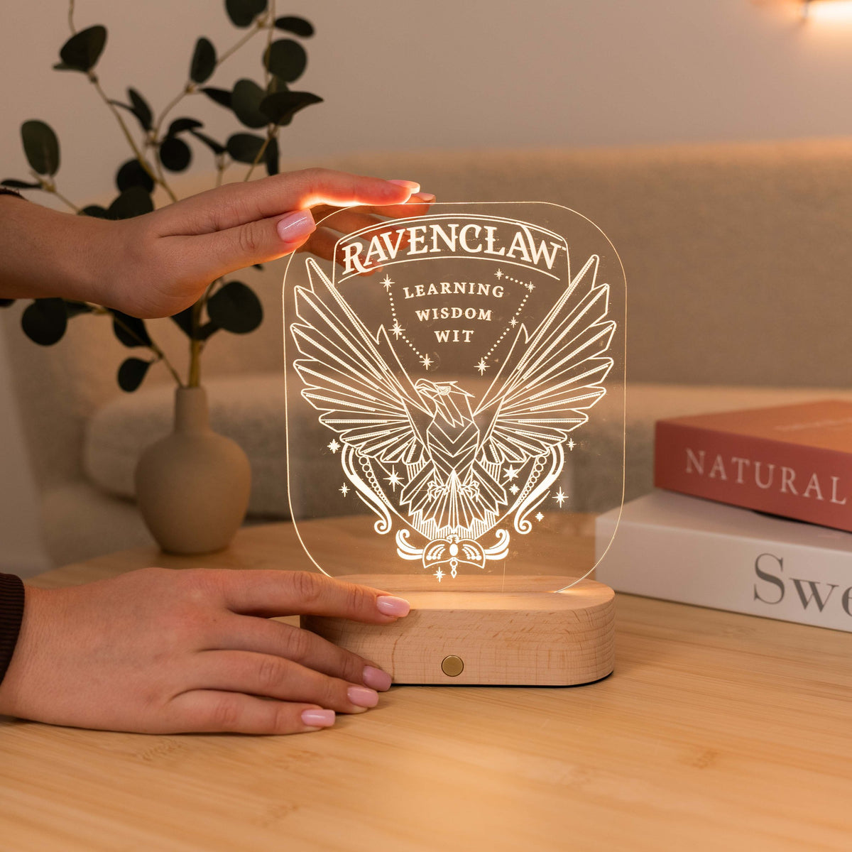 Acrylic Harry Potter Night Light - Eagle of Ravenclaw by Enjoy The Wood