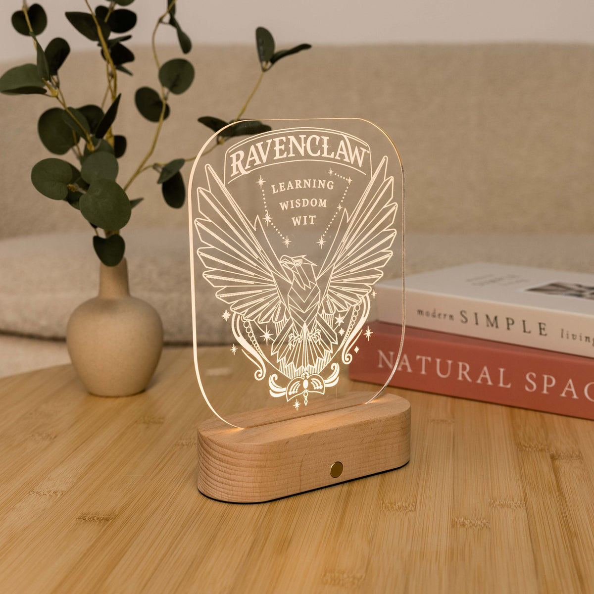 Acrylic Harry Potter Night Light - Eagle of Ravenclaw by Enjoy The Wood