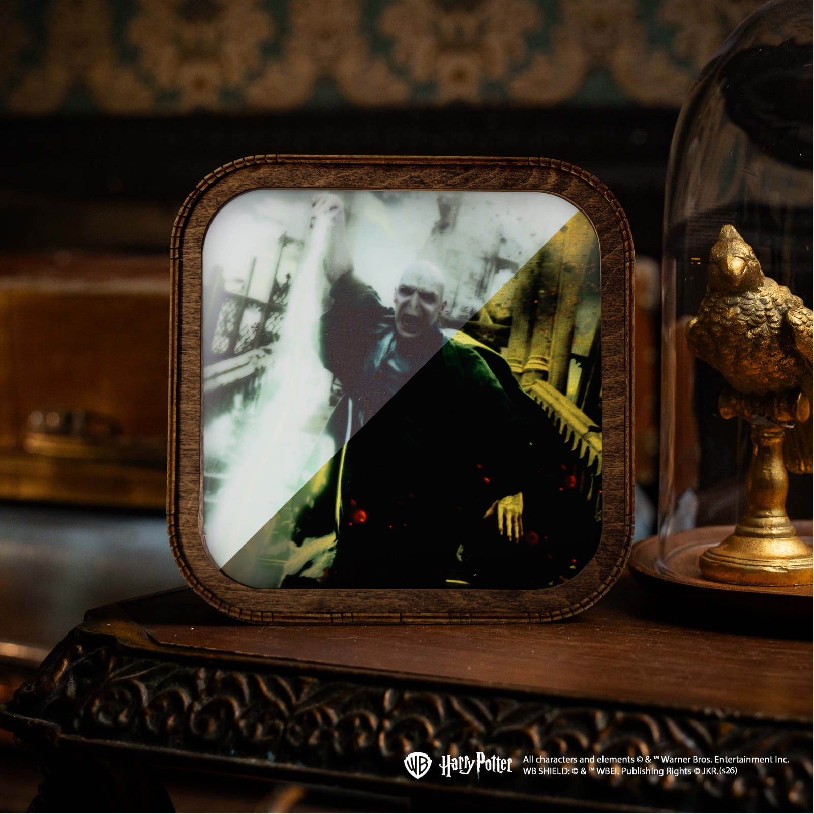 Wooden Acrylic Harry Potter Night Light - Forbidden Spell