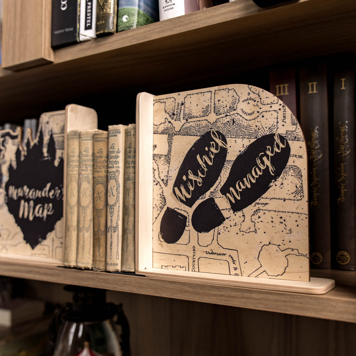 Harry Potter Bookends - The Marauder’s Map