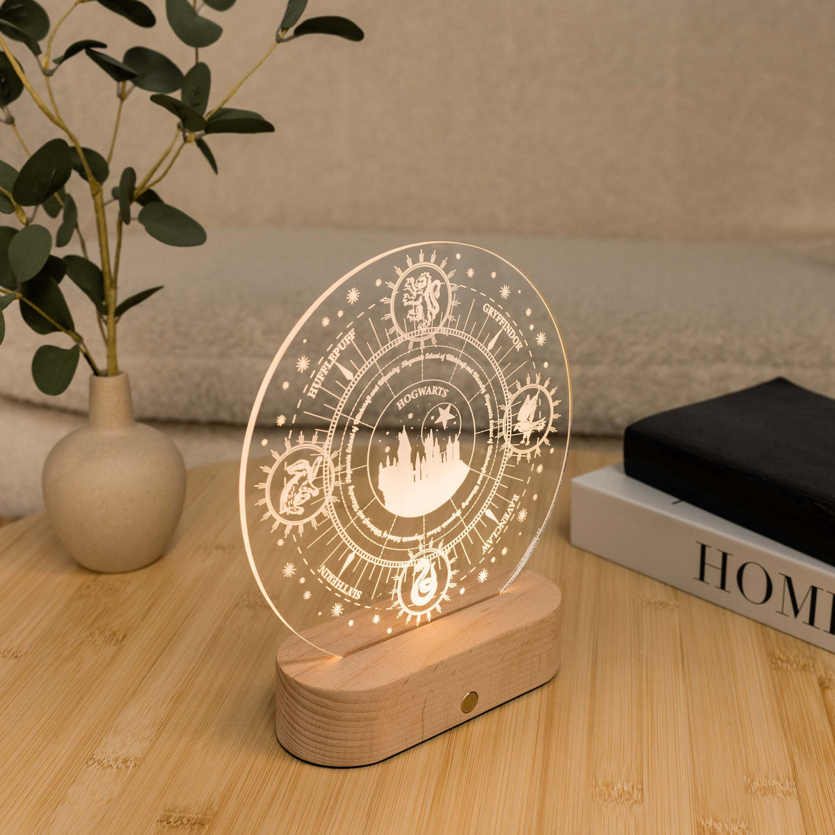 Acrylic Harry Potter Night Light - Hogwarts Castle by Enjoy The Wood