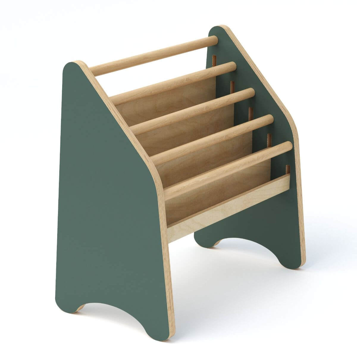 Wooden Montessori Bookshelf