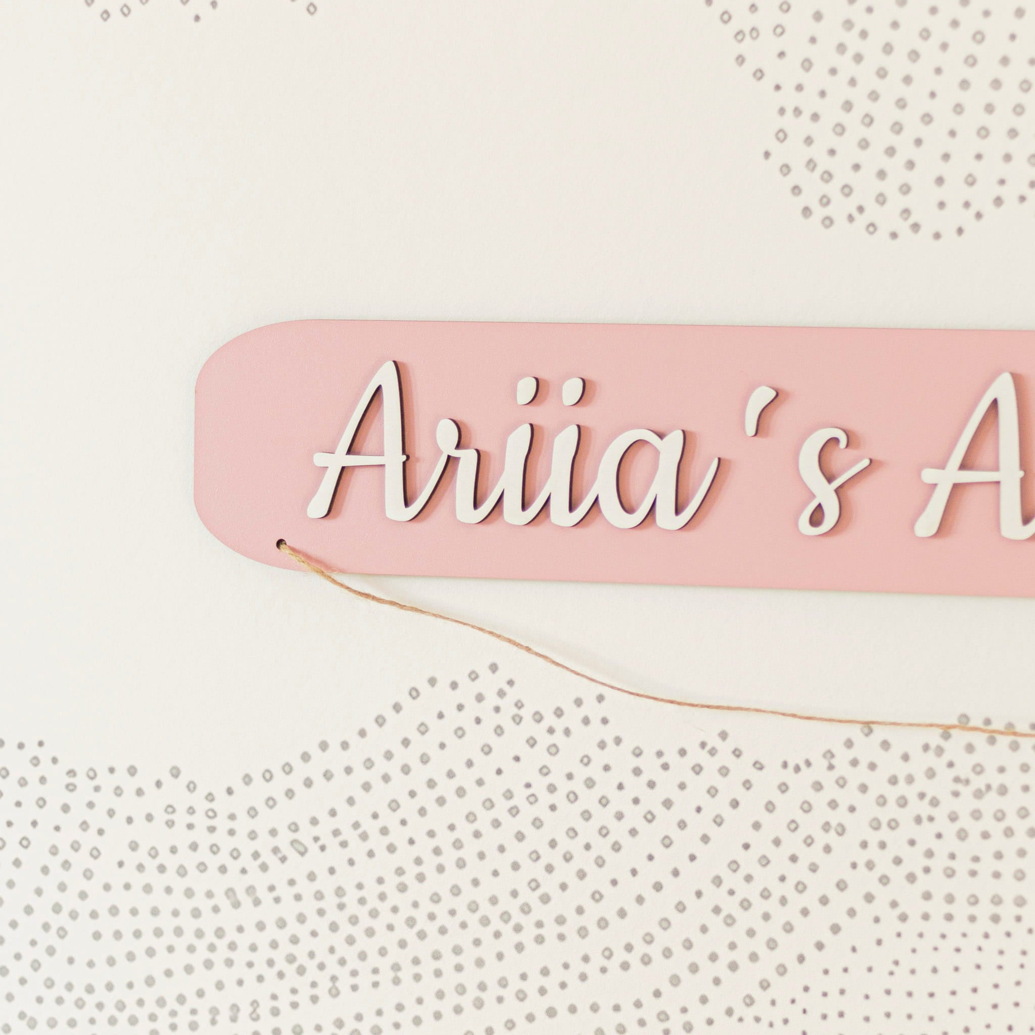 Kids Art Display Wall - Pink by Enjoy The Wood