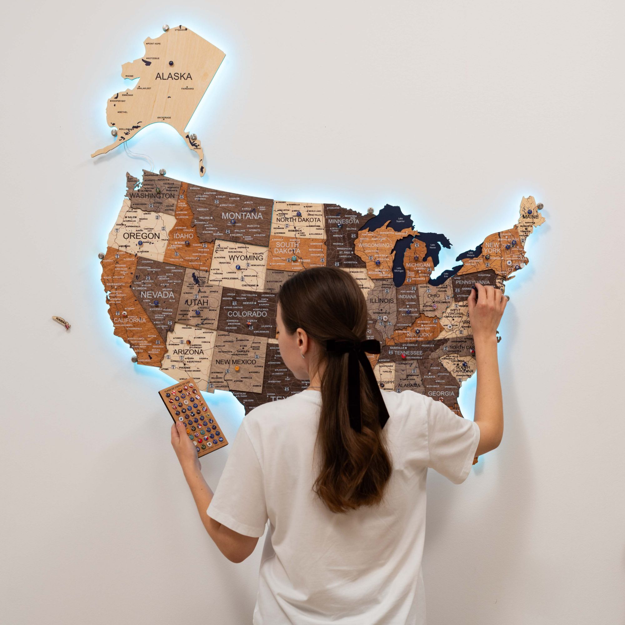 interactive piece of wall art