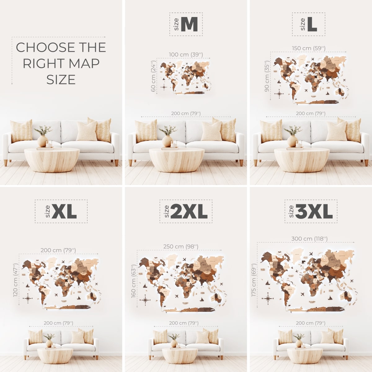 light up world map