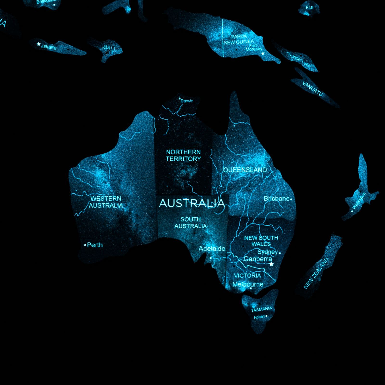 3D leuchtende/magnetische farbige hölzerne Weltkarte Raum