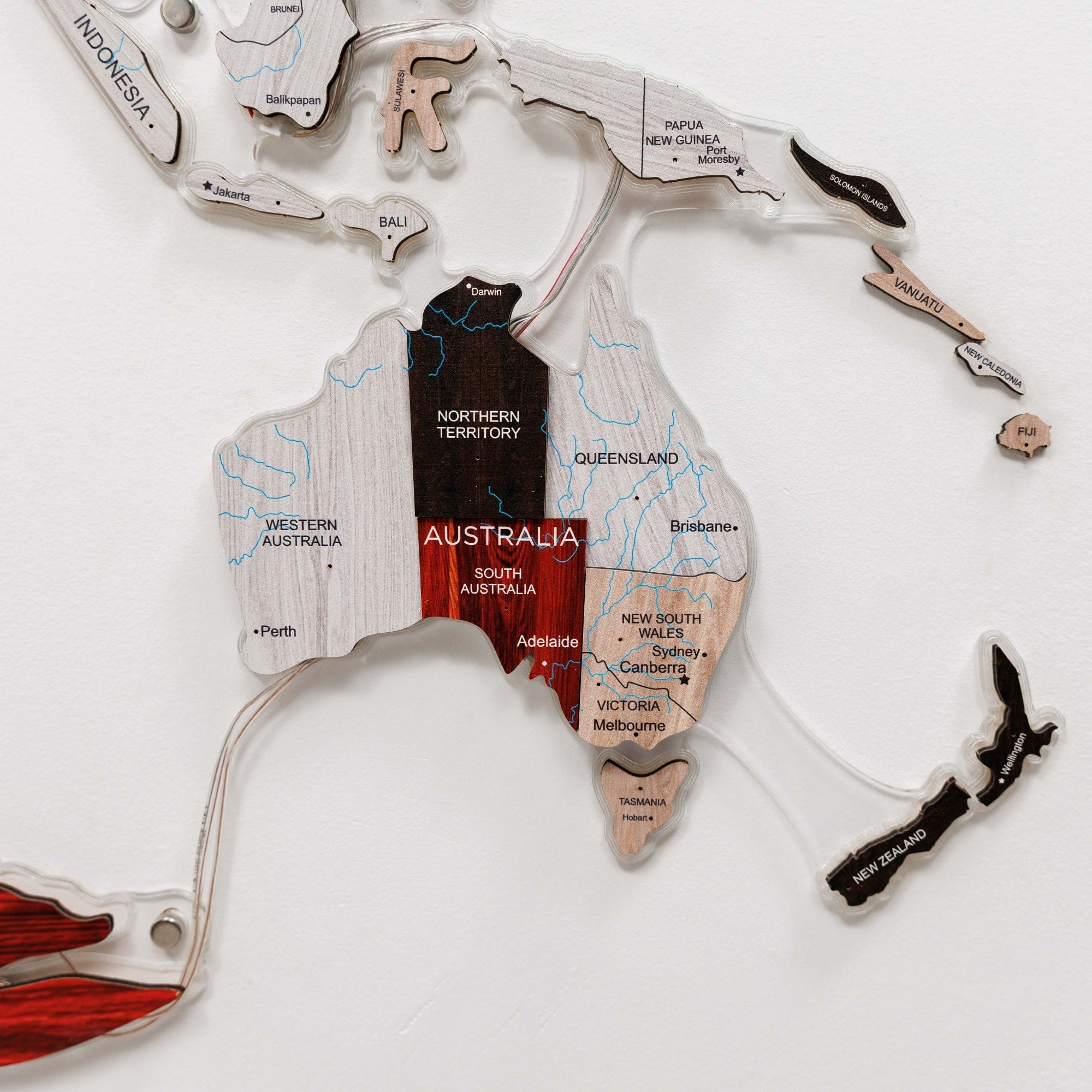 light up world map wall hanging