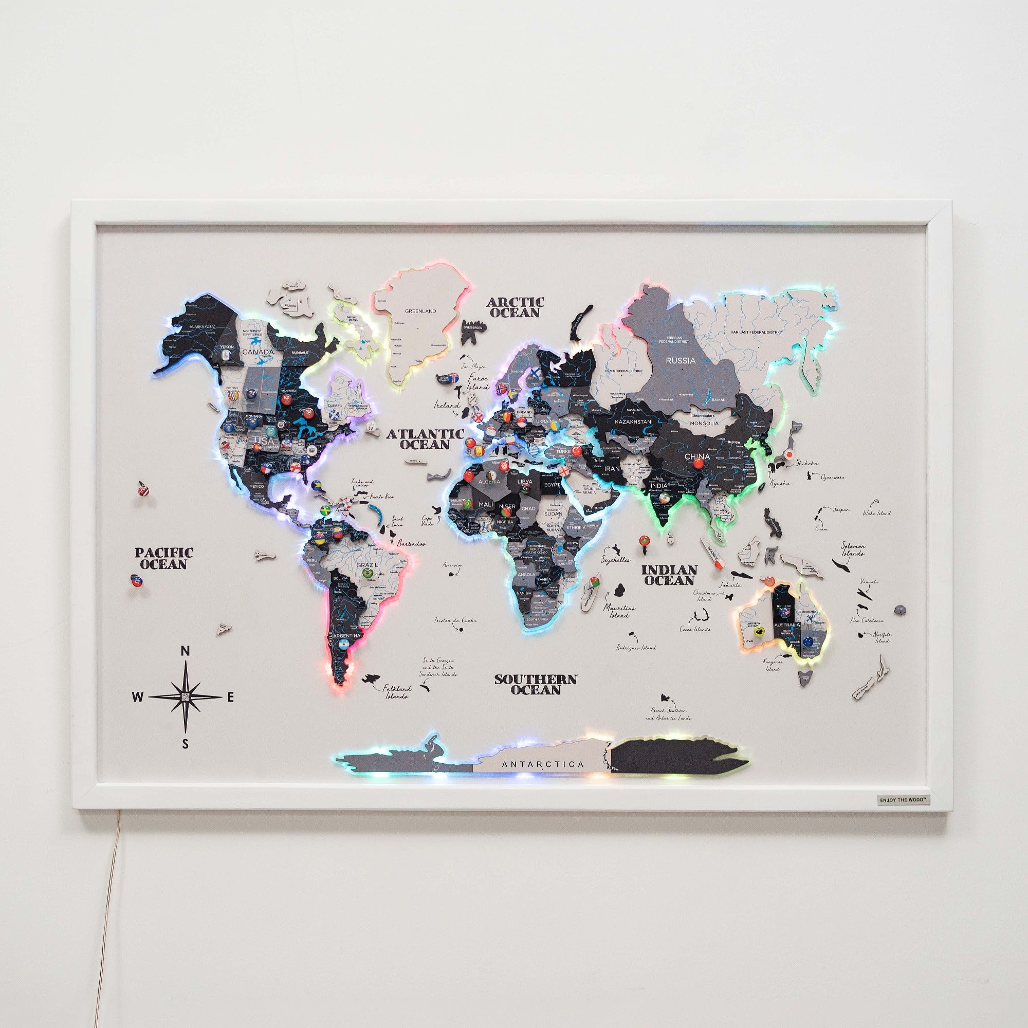 Map on Board LED 2.0 Nordik