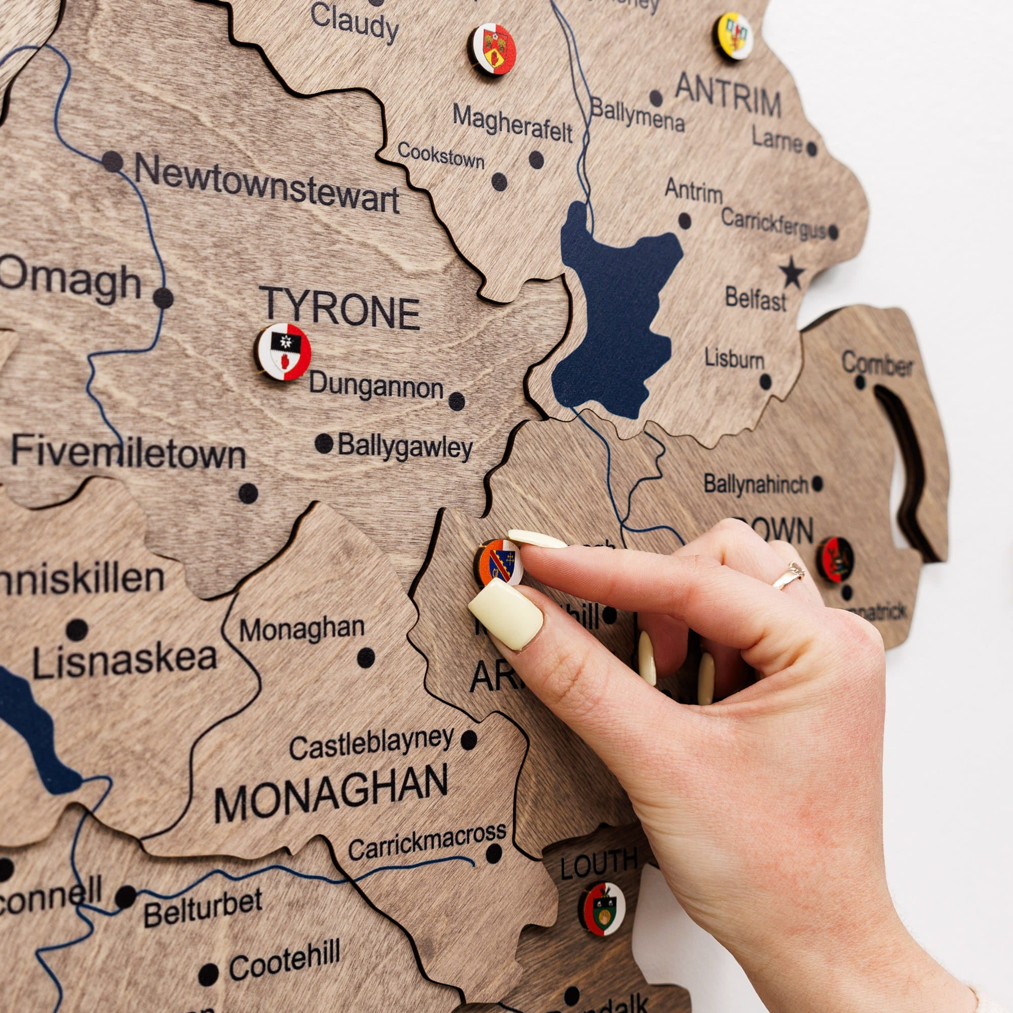 3D Wooden Map of Ireland - Terra by Enjoy The Wood