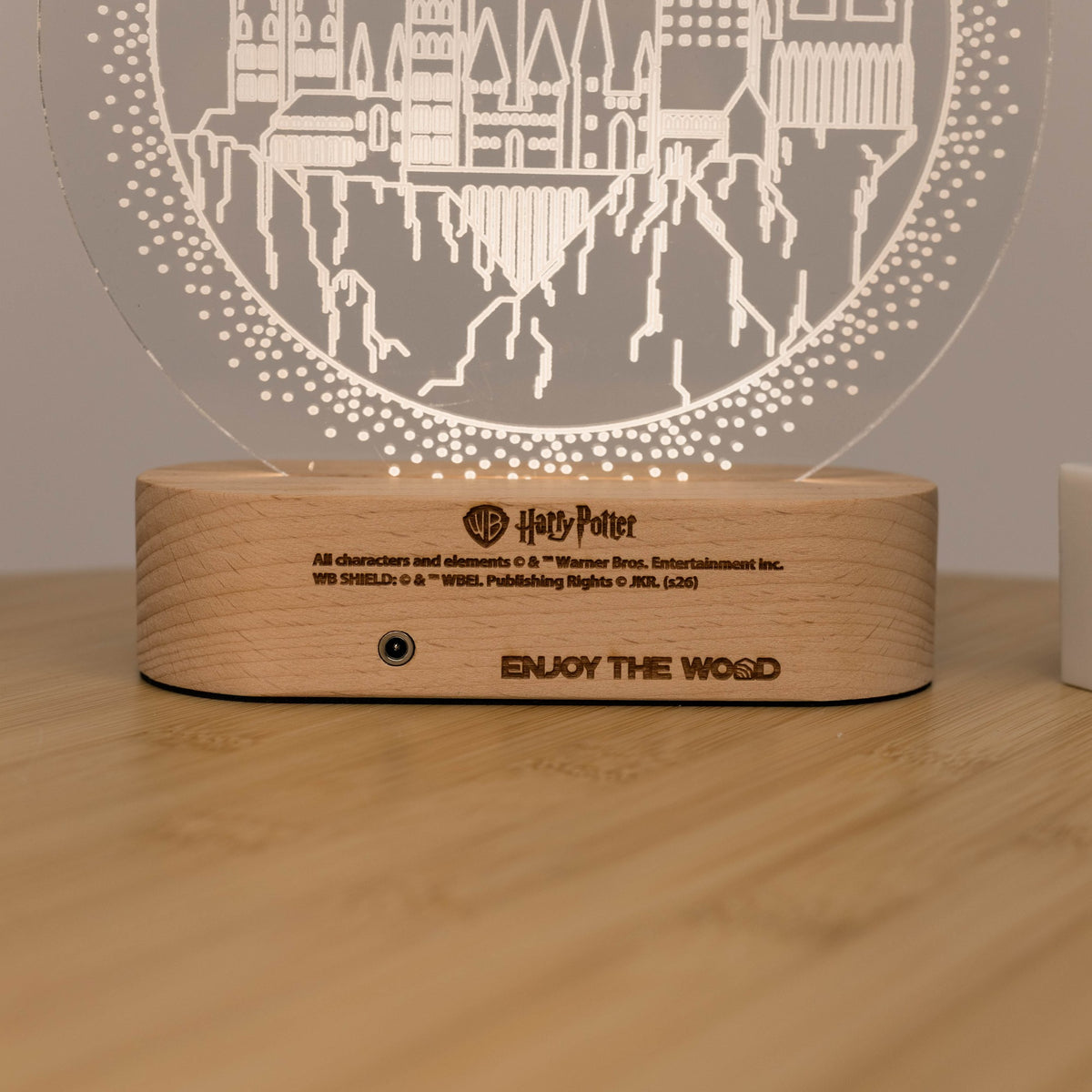 Acrylic Harry Potter Night Light - Midnight at Hogwarts by Enjoy The Wood