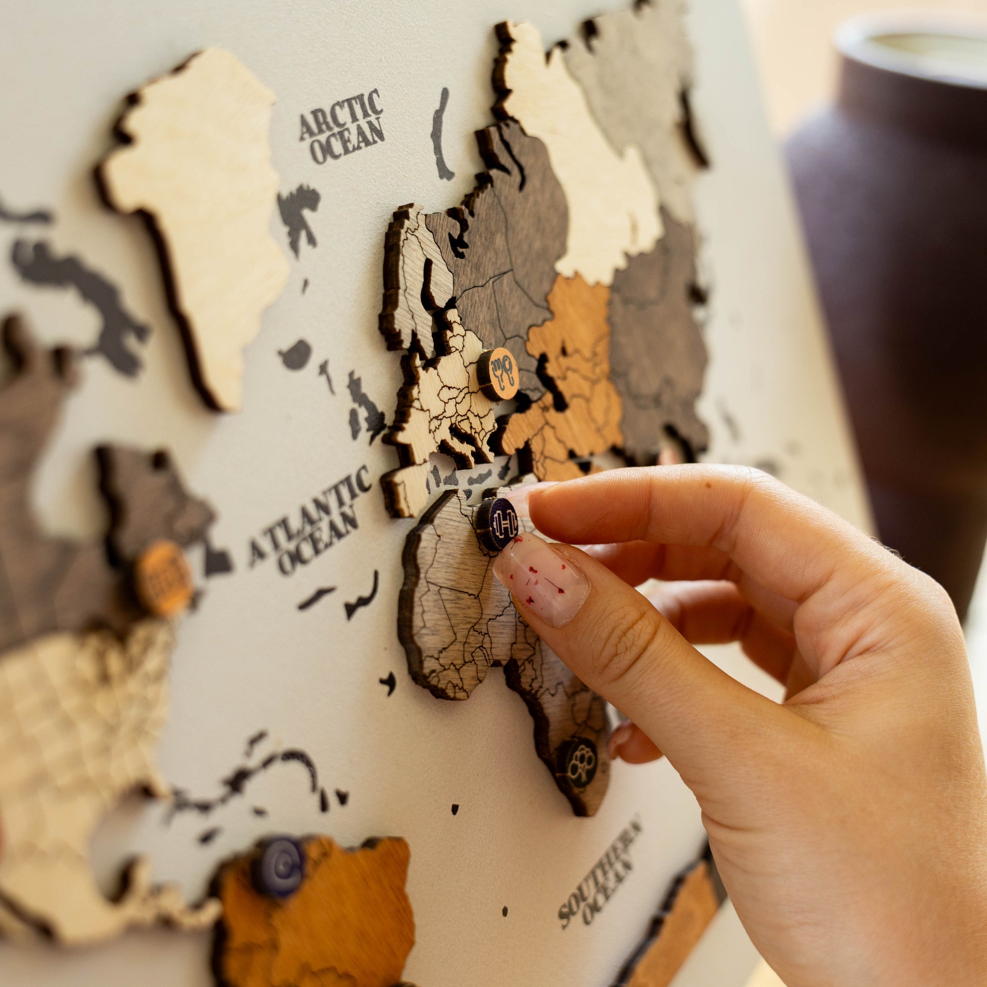 Personalized Map Decor