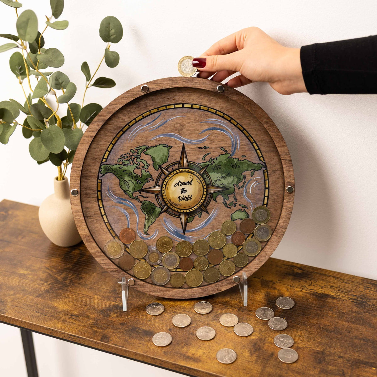Coin Collection Display - Natural World