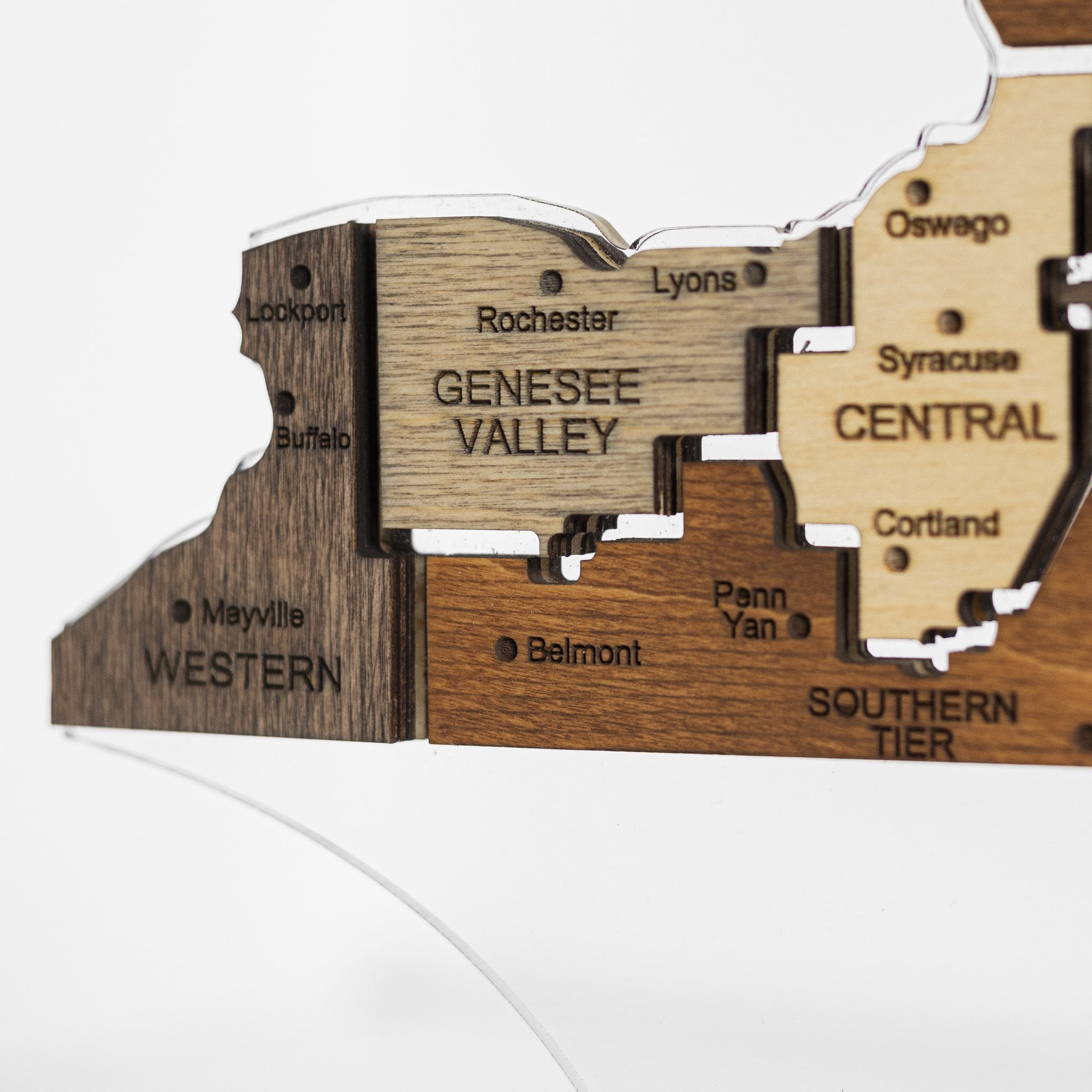 Night Light Map of New York
