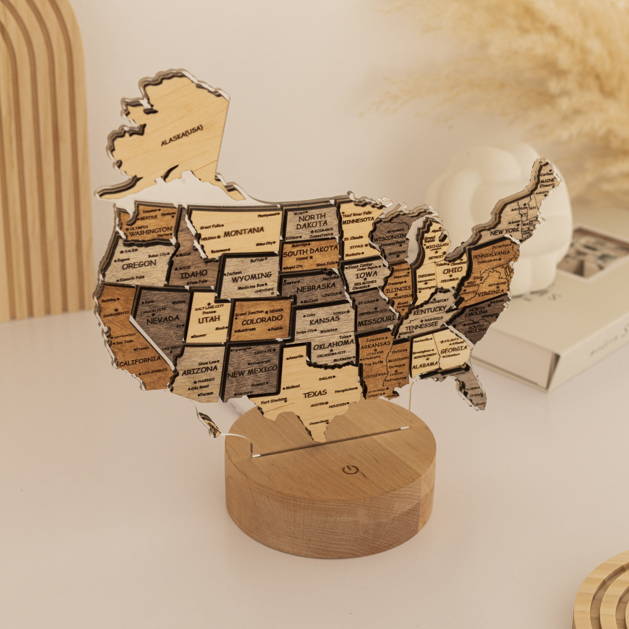 Night Light - Map of USA