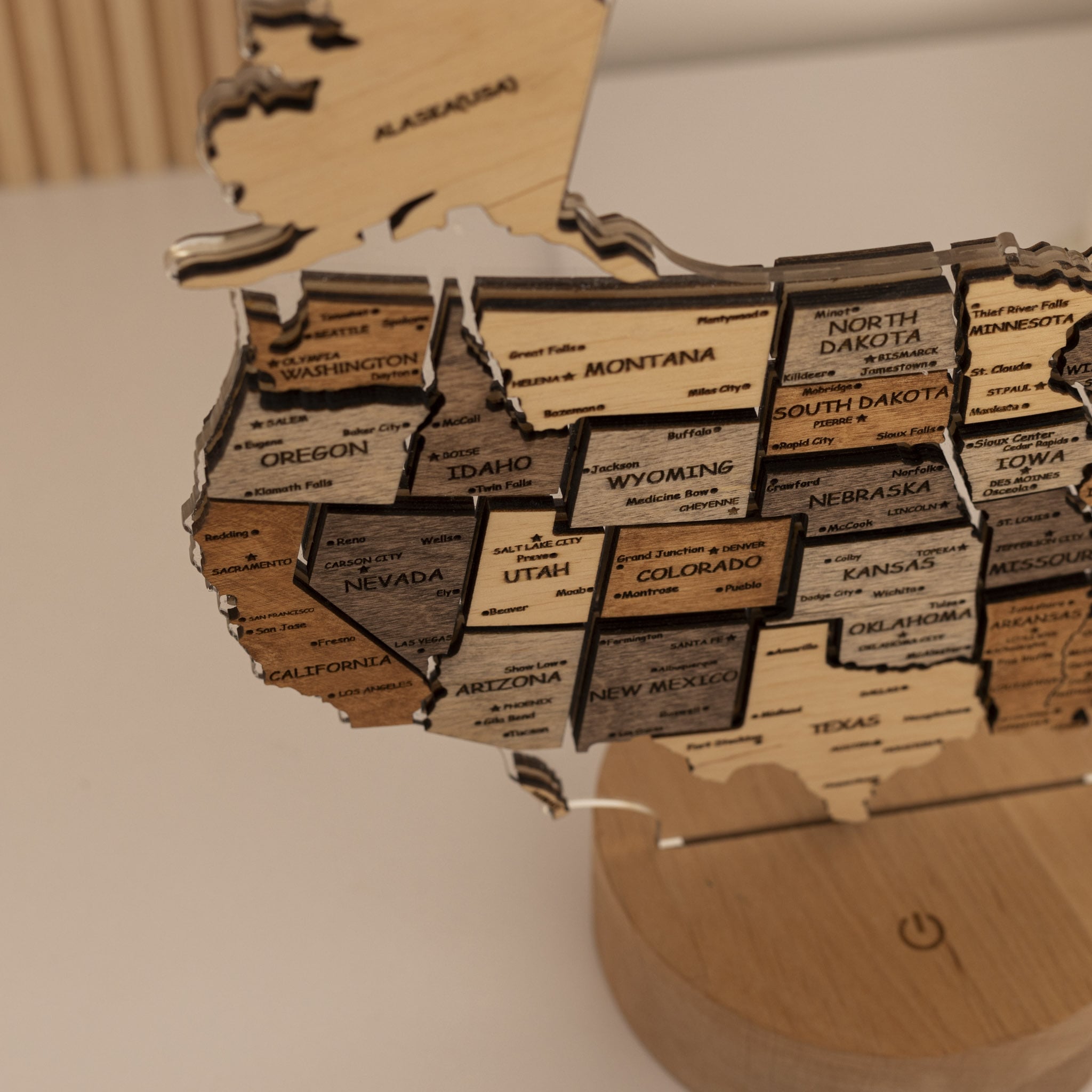 Night Light - Map of USA