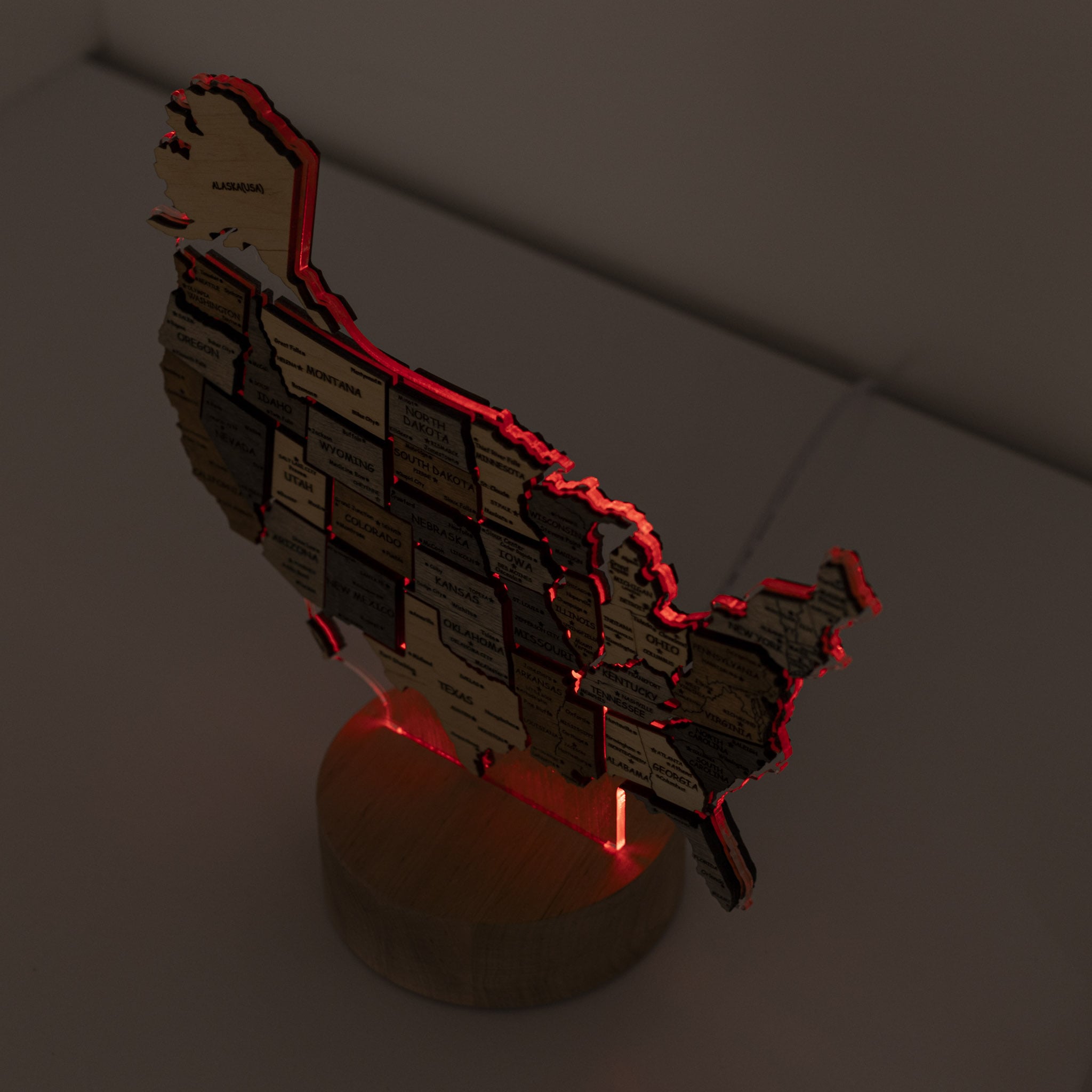 Night Light - Map of USA