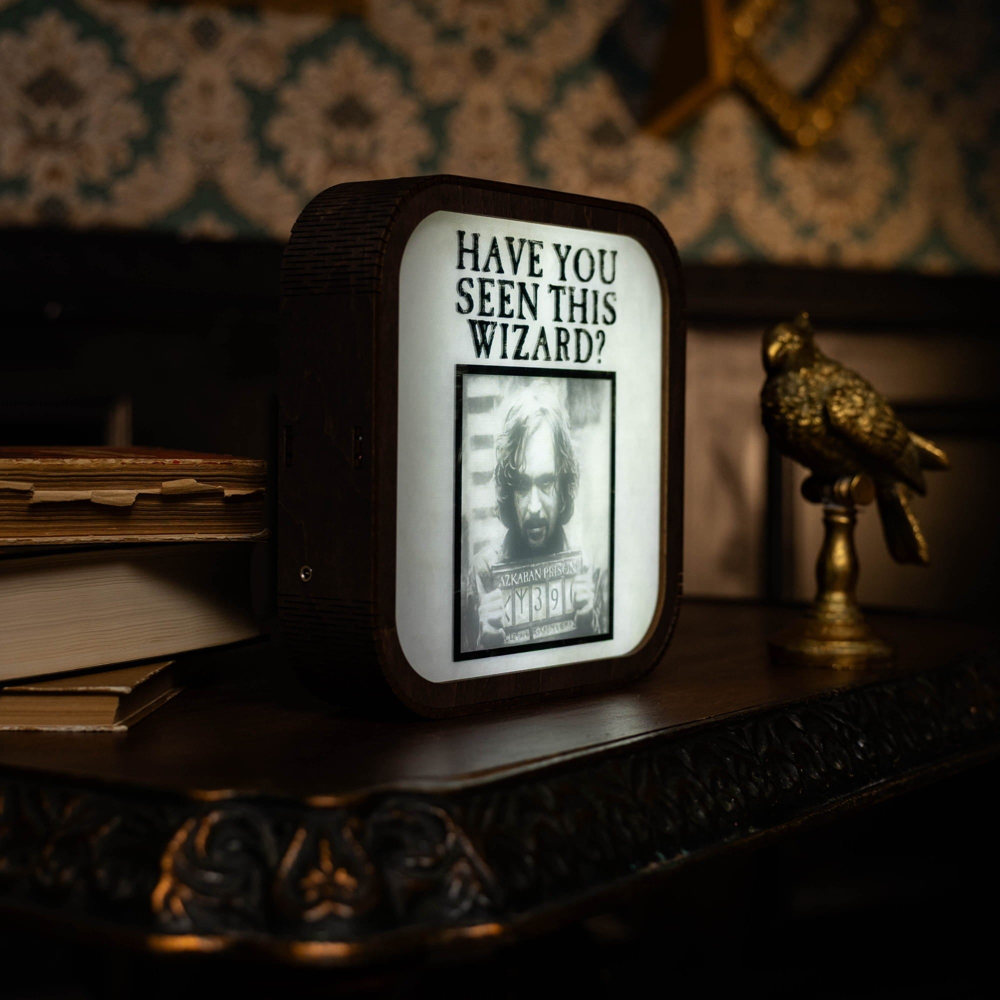 Wooden Acrylic Harry Potter Night Light - Azkaban Prisoner by Enjoy The Wood